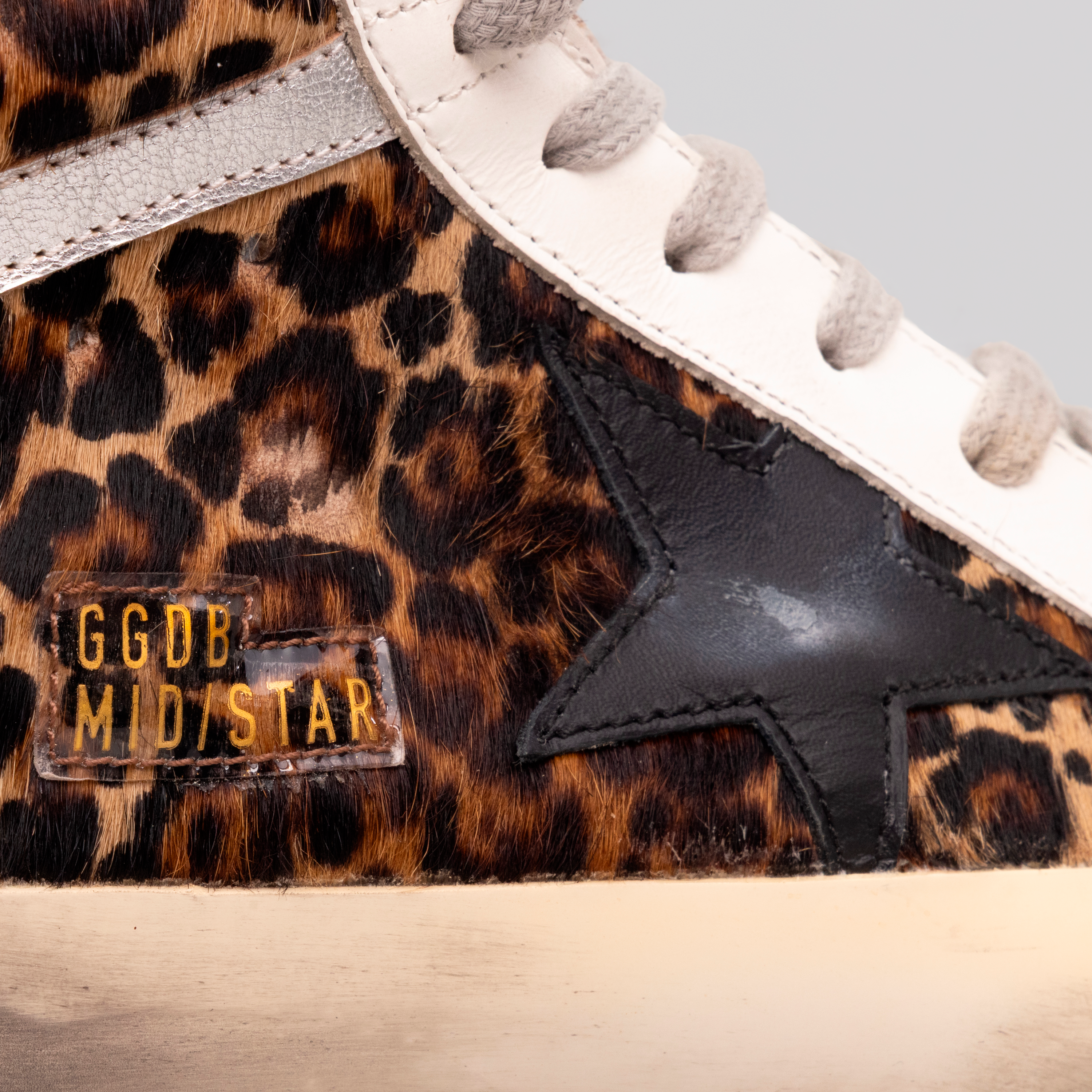 Sneakers Beige Golden Goose Mid Star Horsy