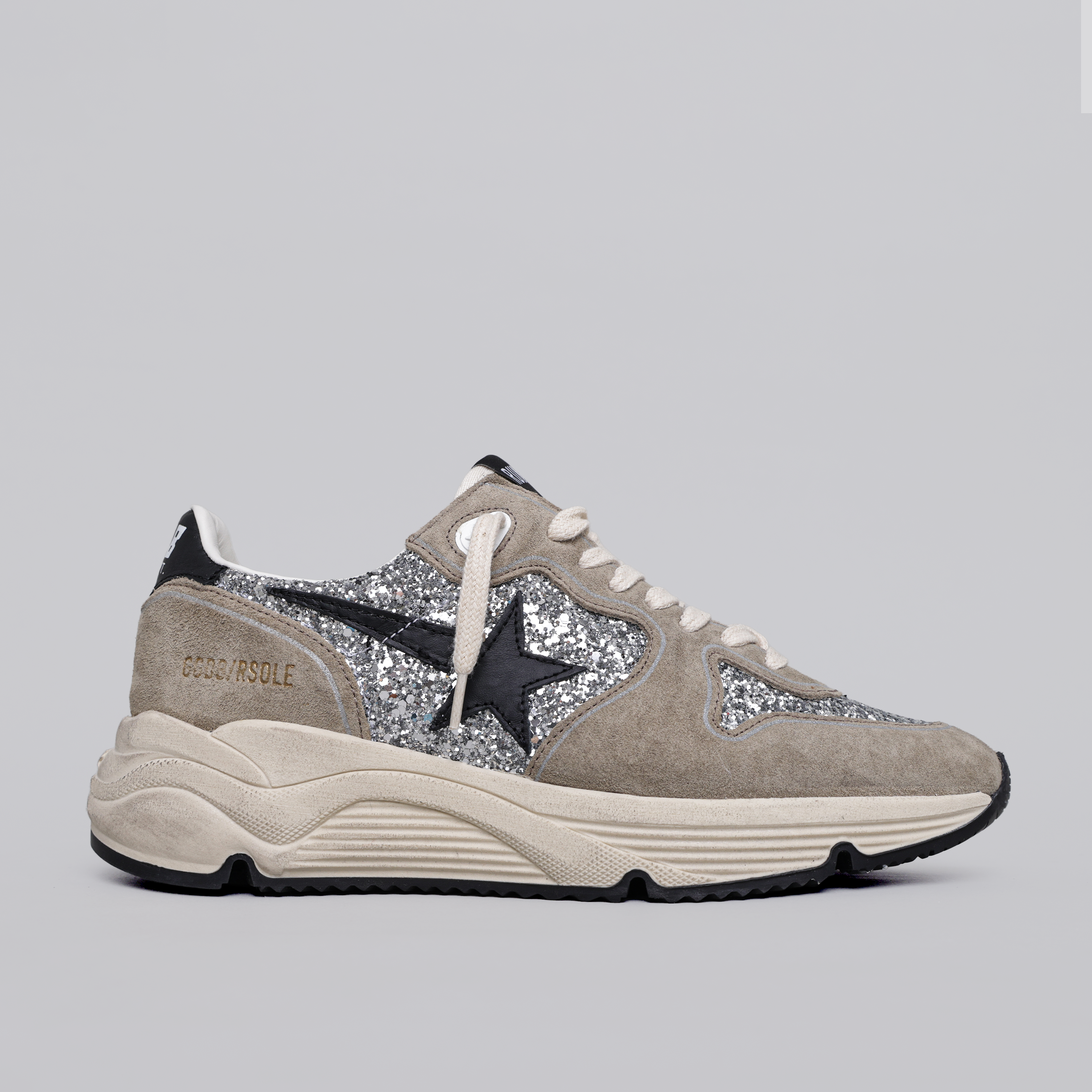 Sneakers Silver Golden Goose Runner Glitter