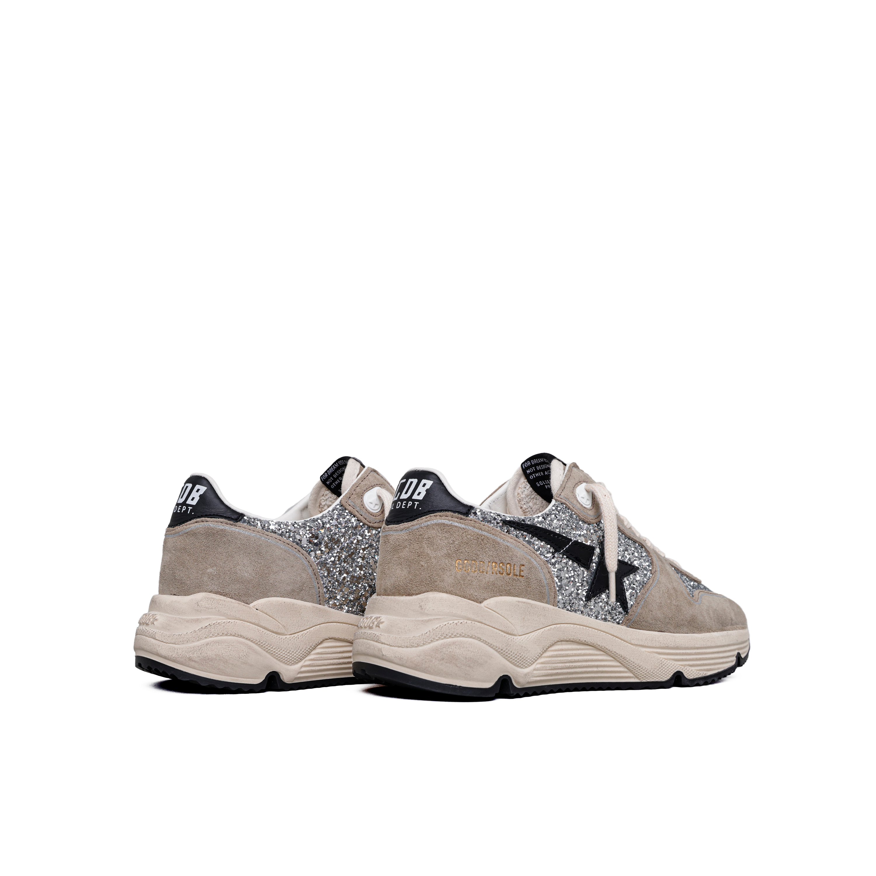 Sneakers Silver Golden Goose Runner Glitter