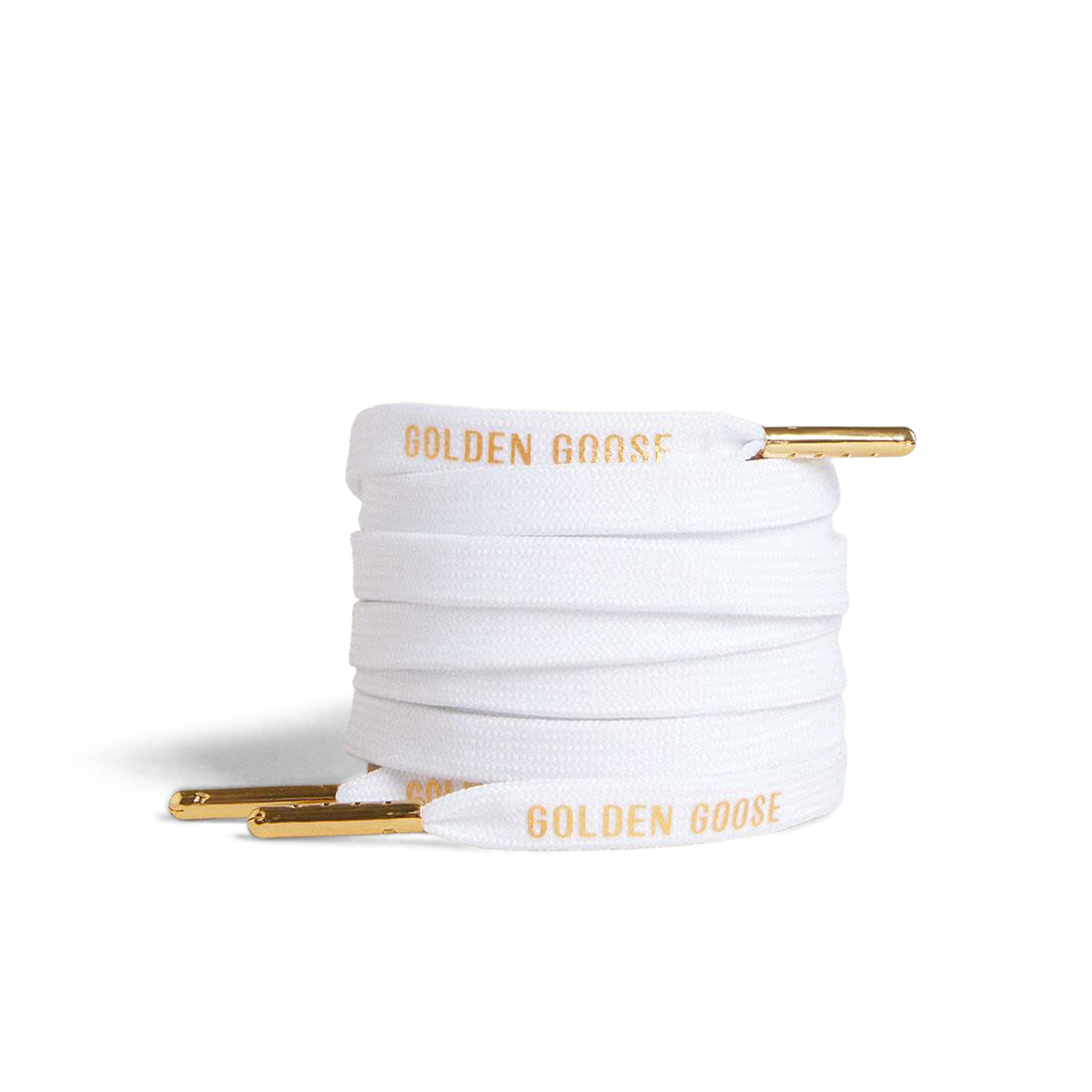 Cordones Blanco Golden Goose Logo