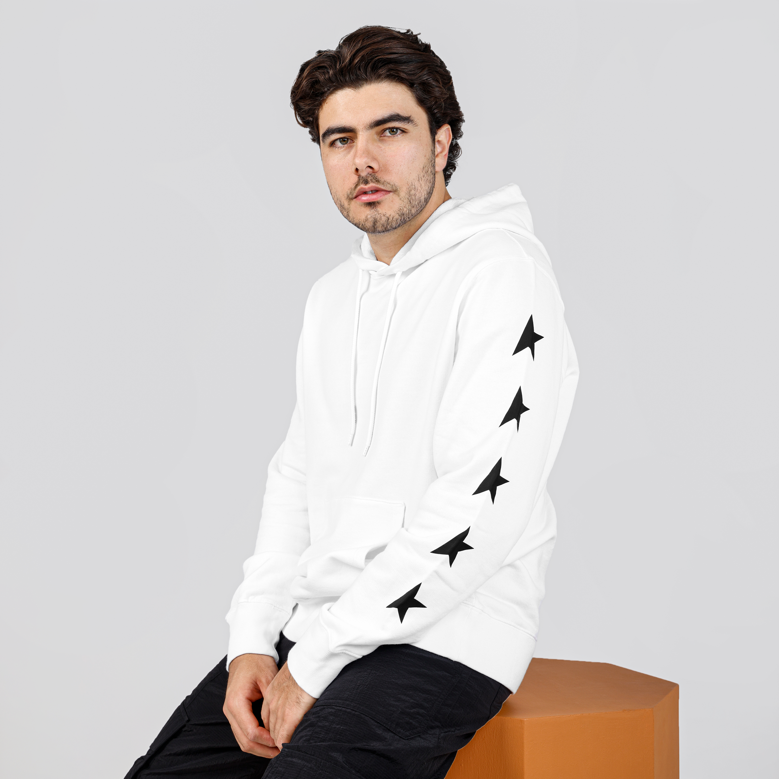 Buzo Tipo Hoodie Blanco Golden Goose Star/M'S