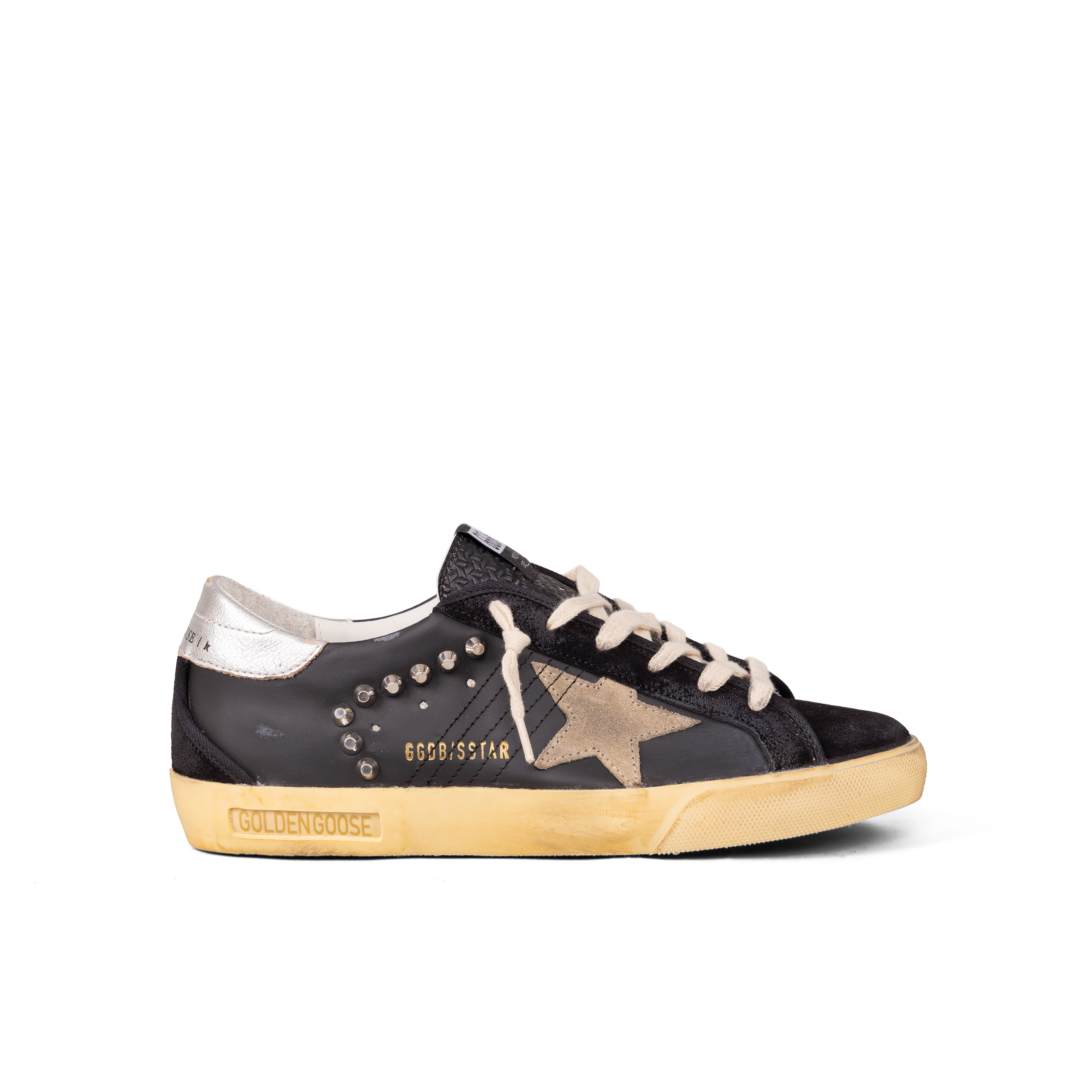 Sneakers Negros Golden Goose Super-Star Leather