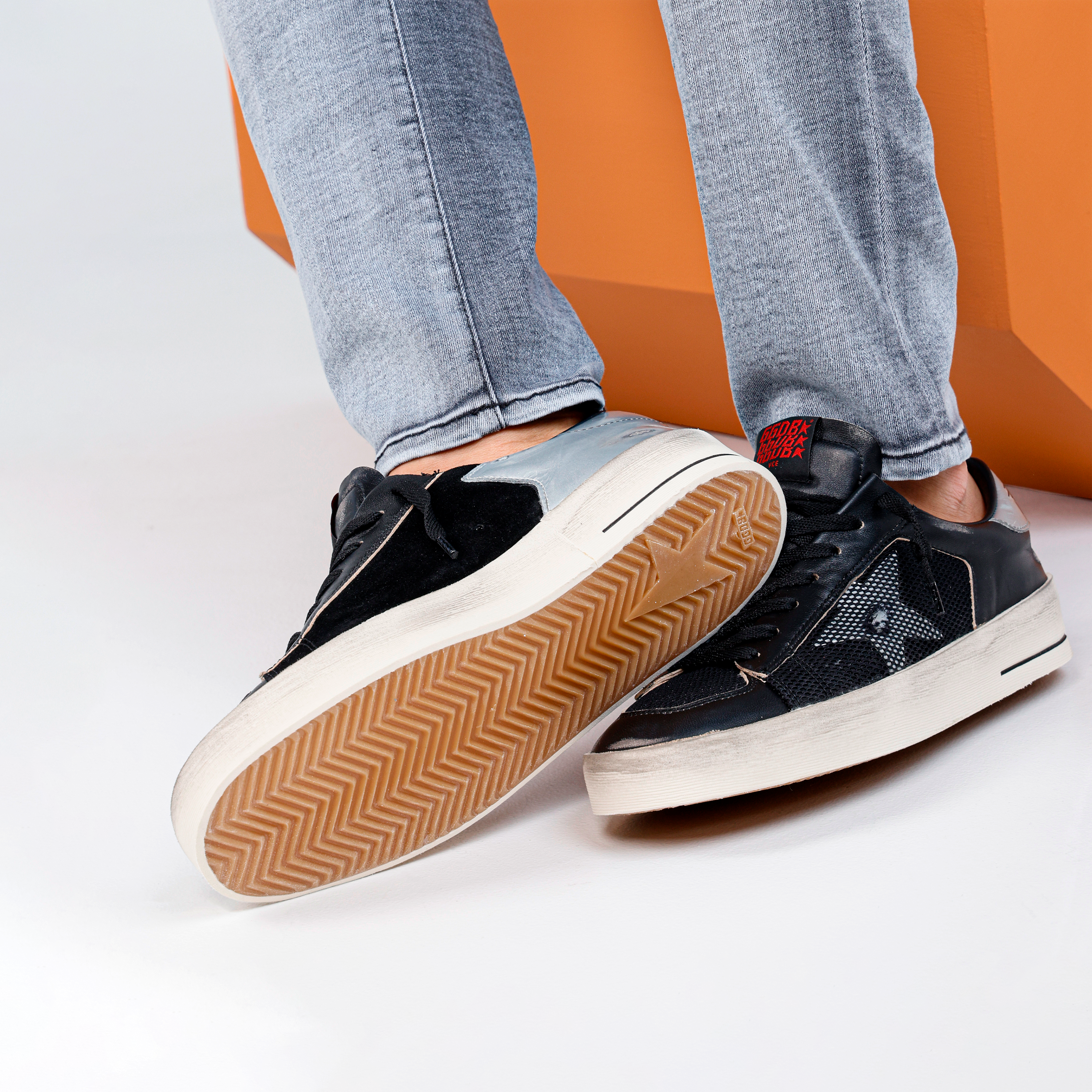 Sneakers Negros Golden Goose Stardan Suede