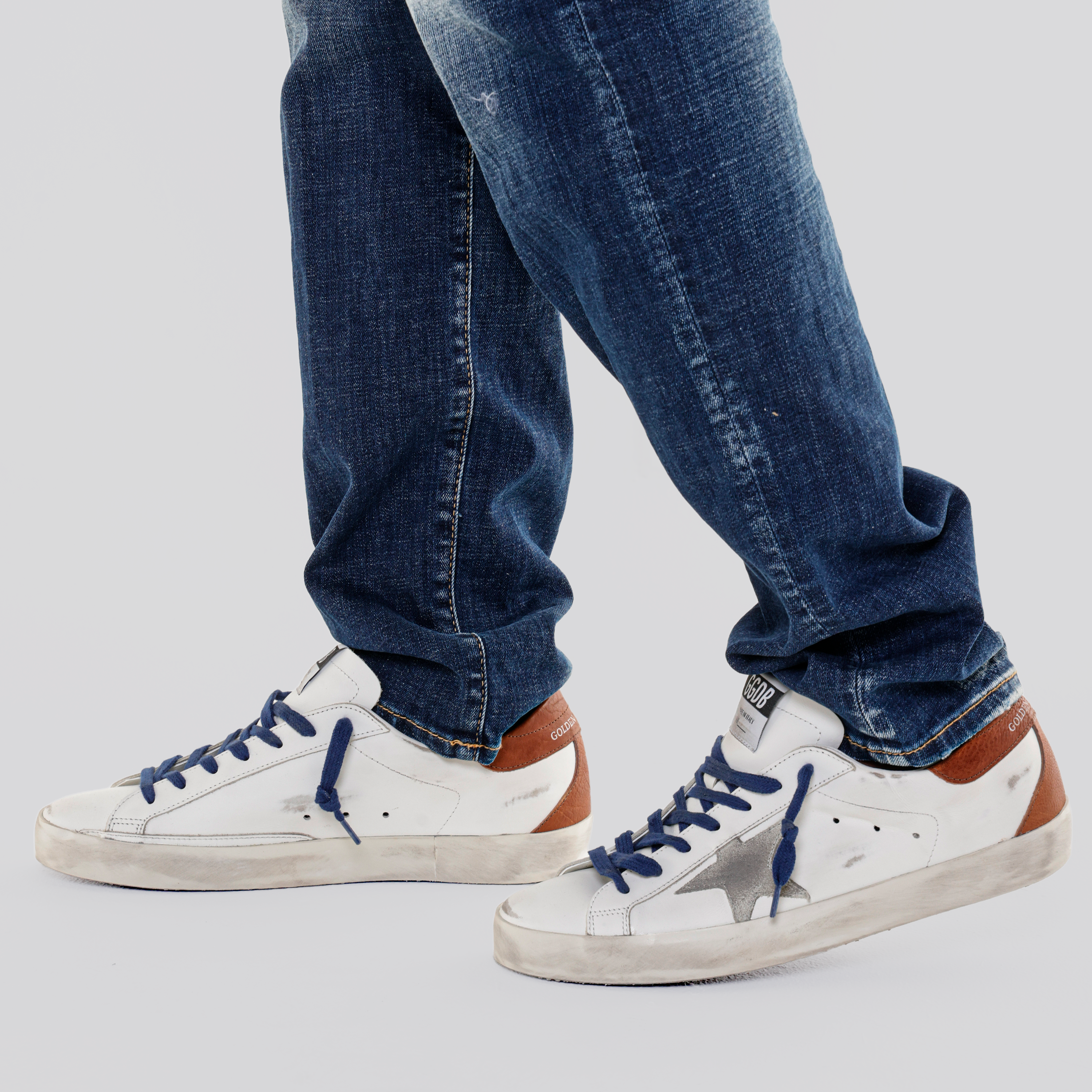 Sneakers Blancos Café Golden Goose Super-Star