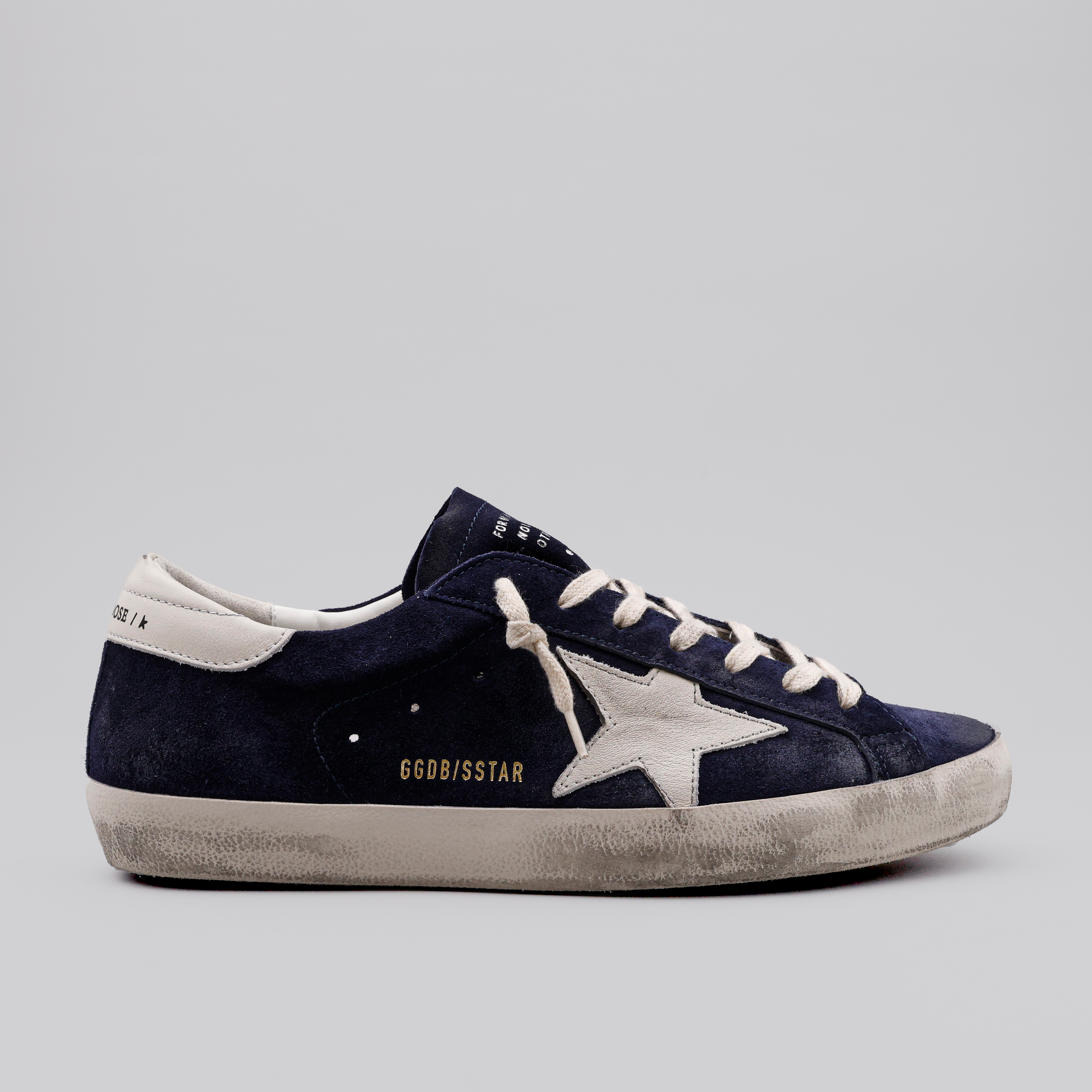 Sneakers Azules Golden Goose Super-Star Suede Leather