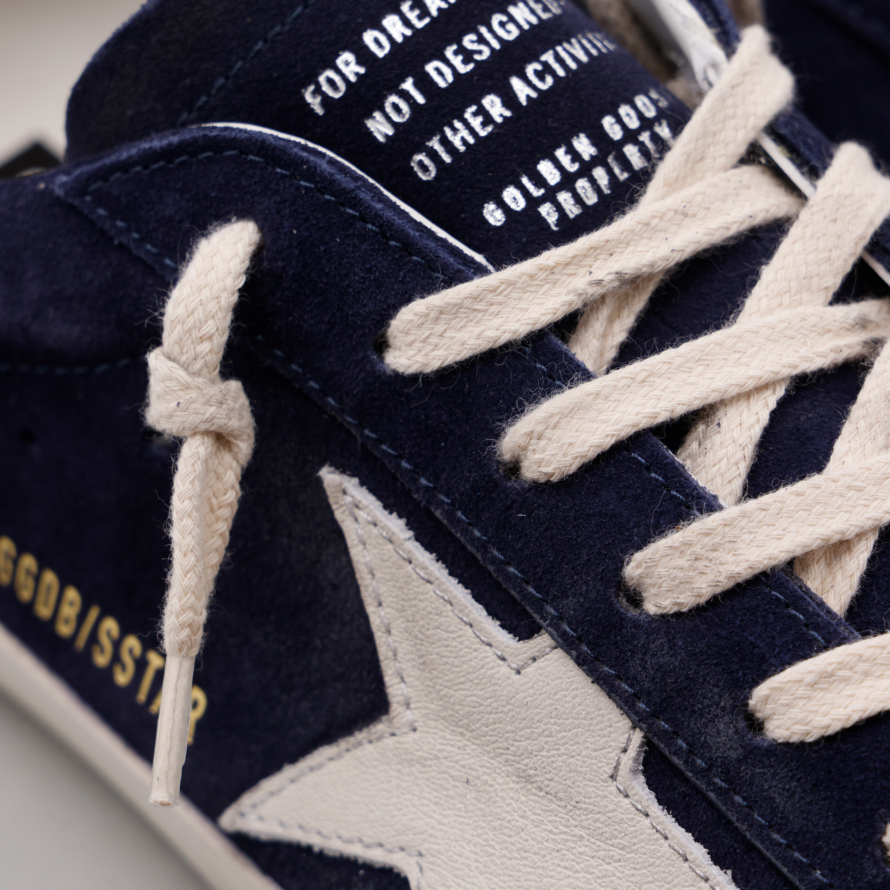 Sneakers Azules Golden Goose Super-Star Suede Leather