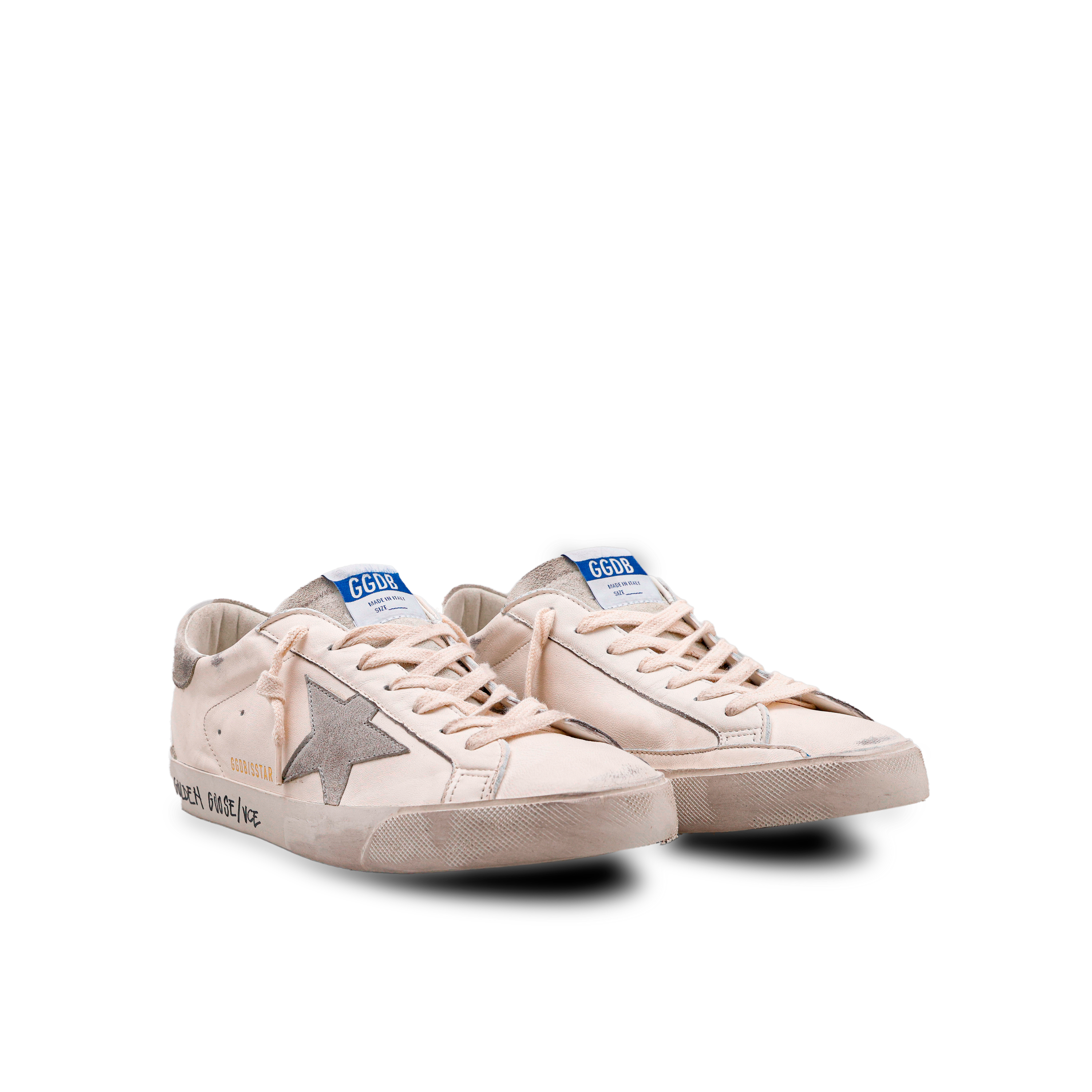 Sneakers Blancos Golden Goose Plateado Super-Star VCE