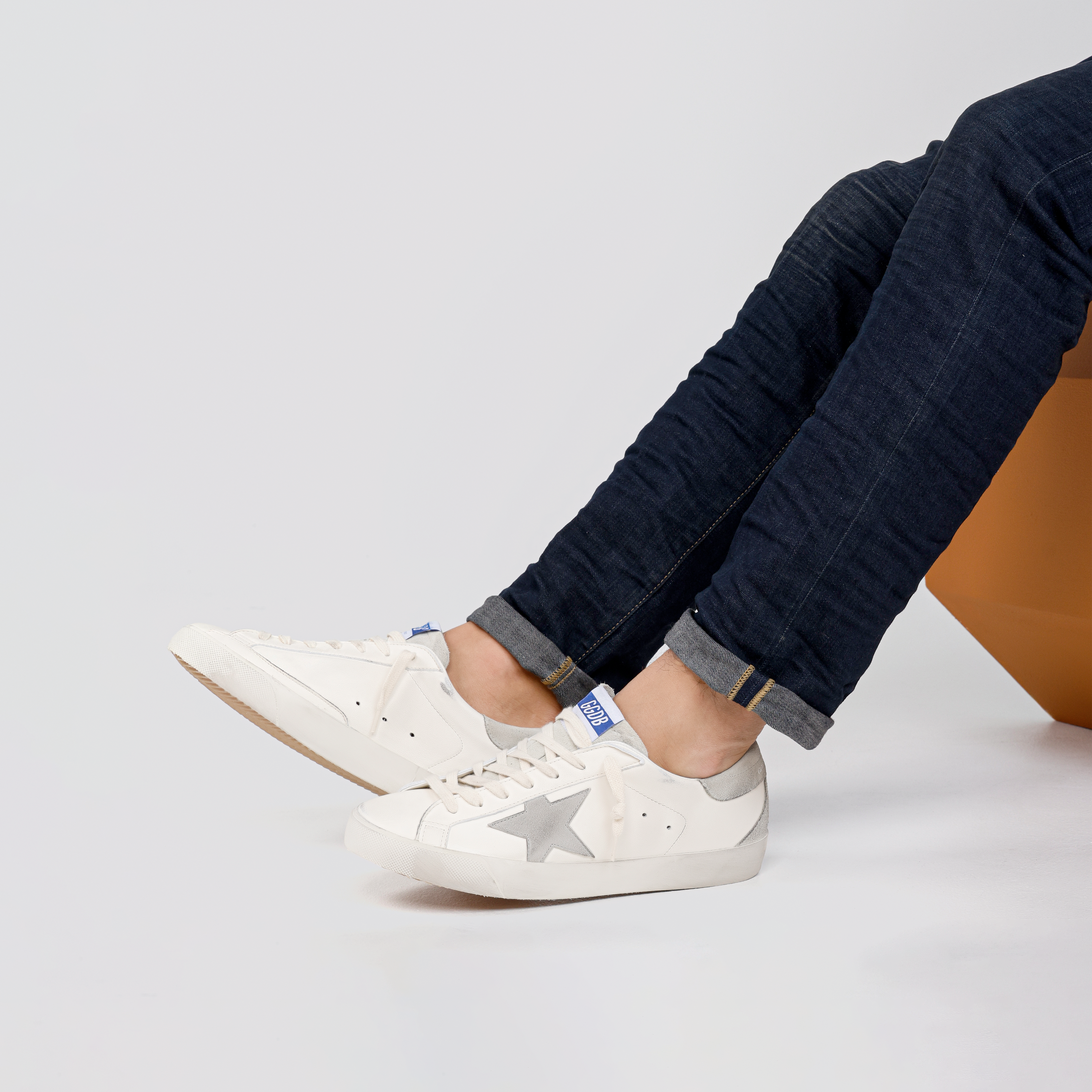 Sneakers Blancos Golden Goose Plateado Super-Star VCE