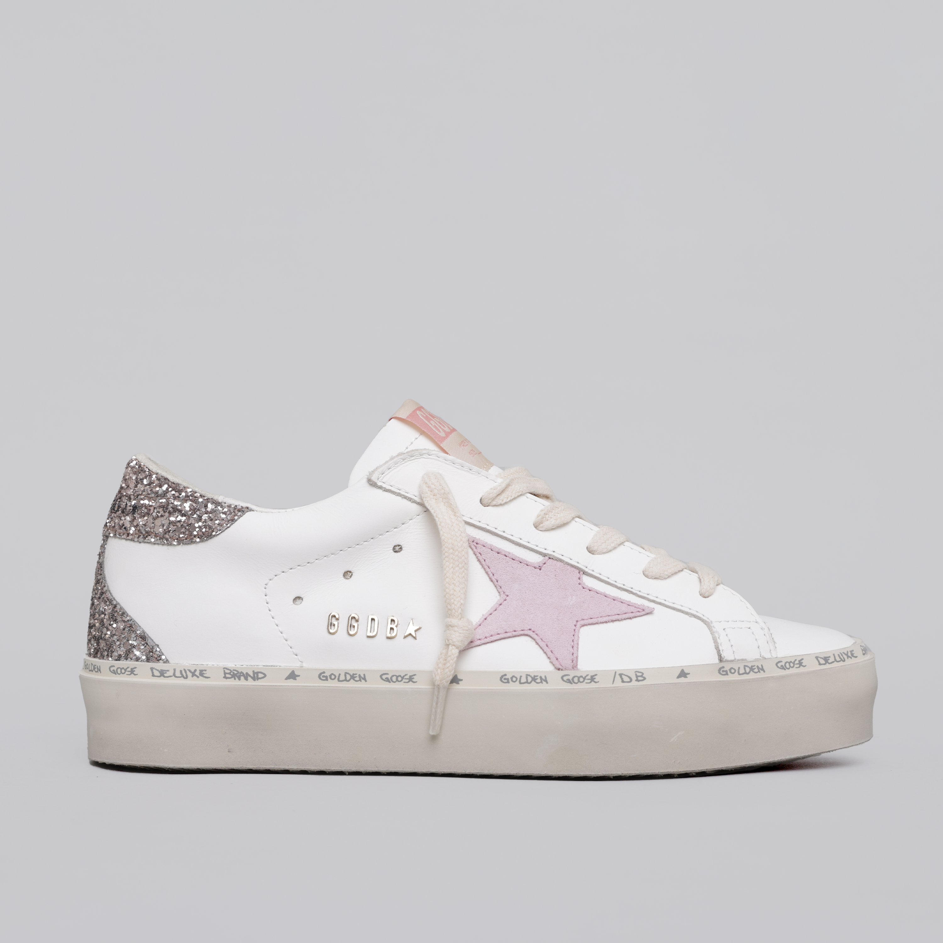 Sneakers Blancos Golden Goose Hi Star Glitter Heel