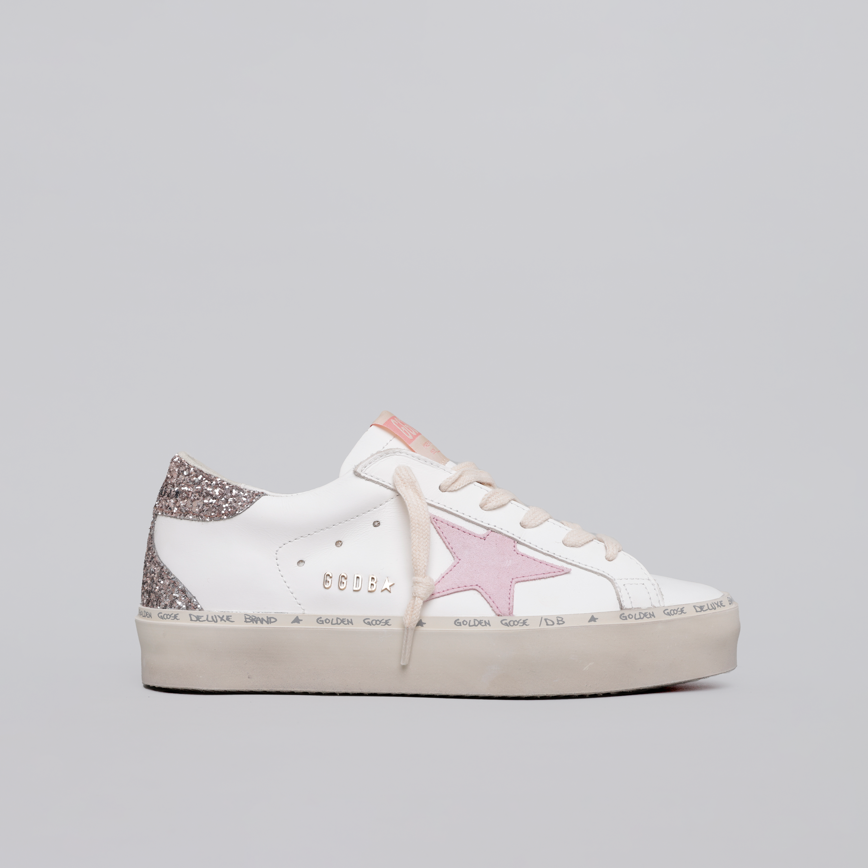 Sneakers Blancos Golden Goose Hi Star Glitter Heel