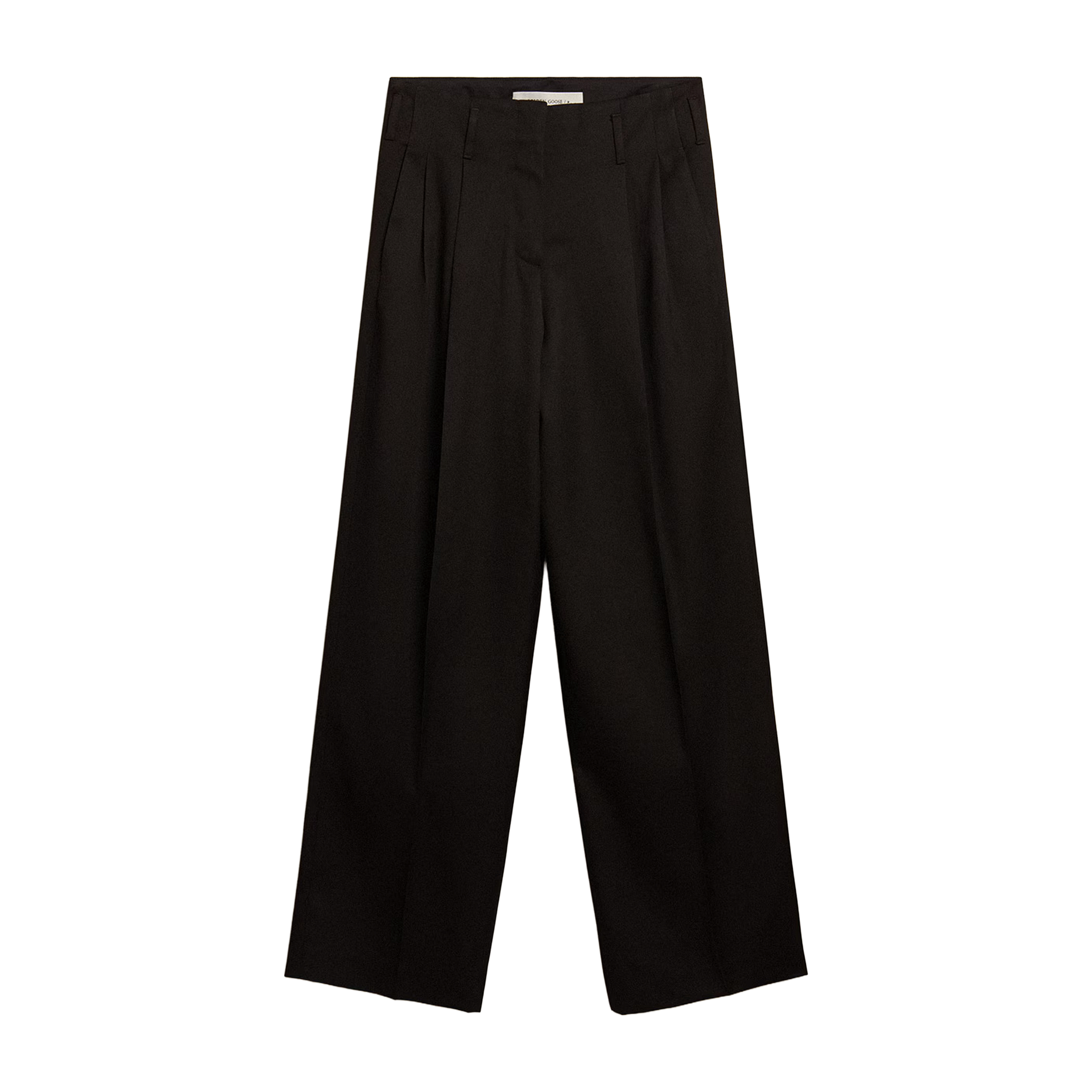 Pantalón Negro Golden Goose Wide Leg