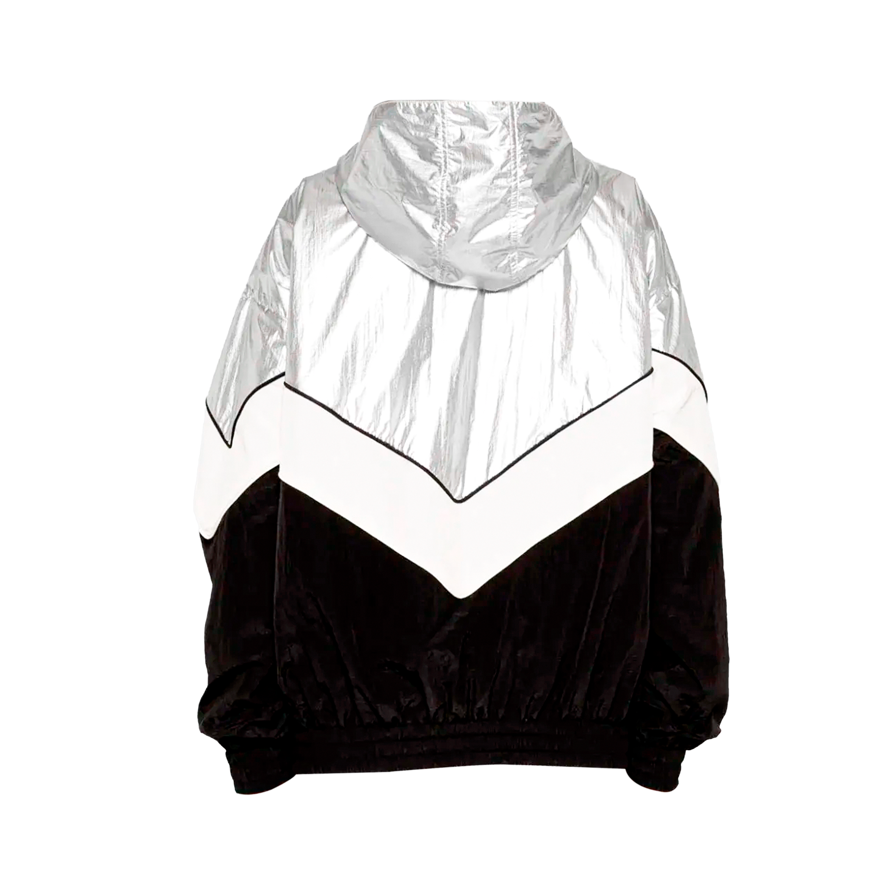 Chaqueta Negra Golden Goose Plateado Windbeaker