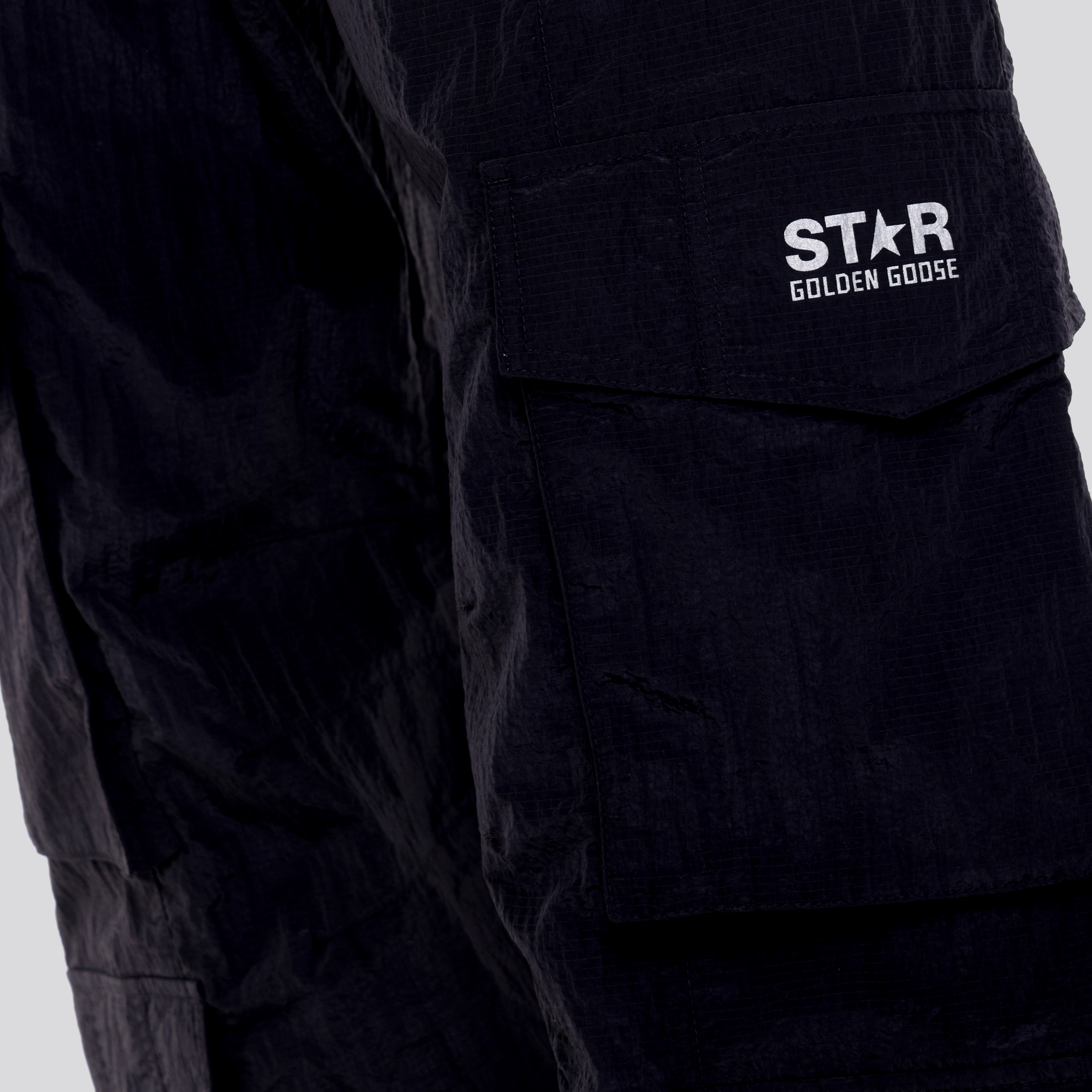 Pantalón Cargo Negro Golden Goose Star/M'S