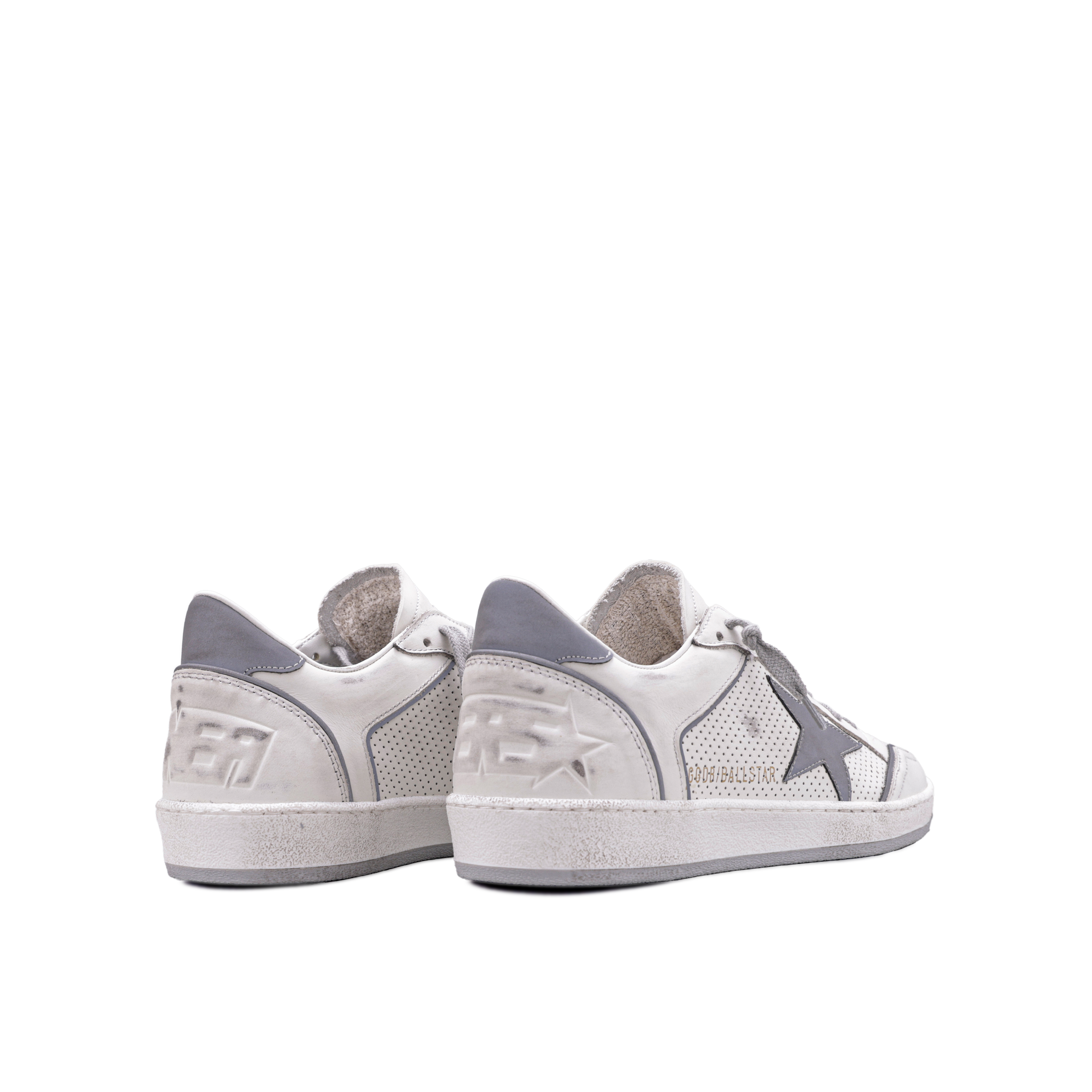 Sneakers Blancos Plateados Golden Goose