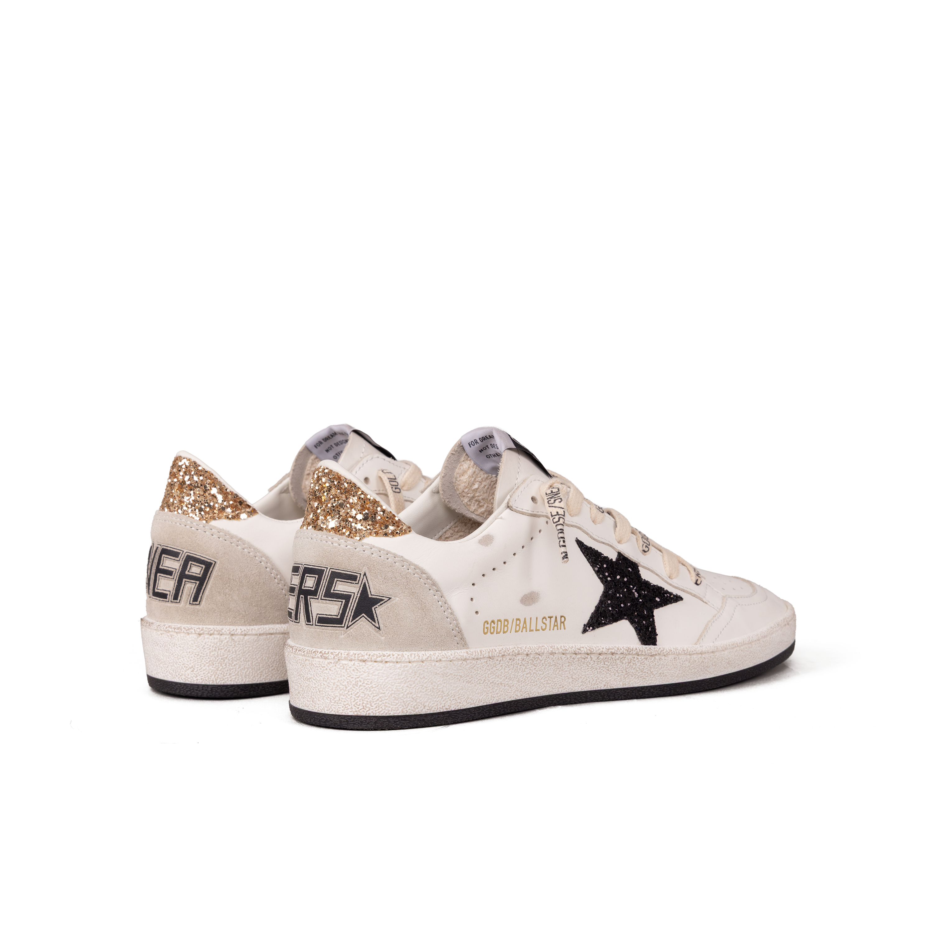 Sneakers Blancos Golden Goose Ballstar Glitter Star & Heel