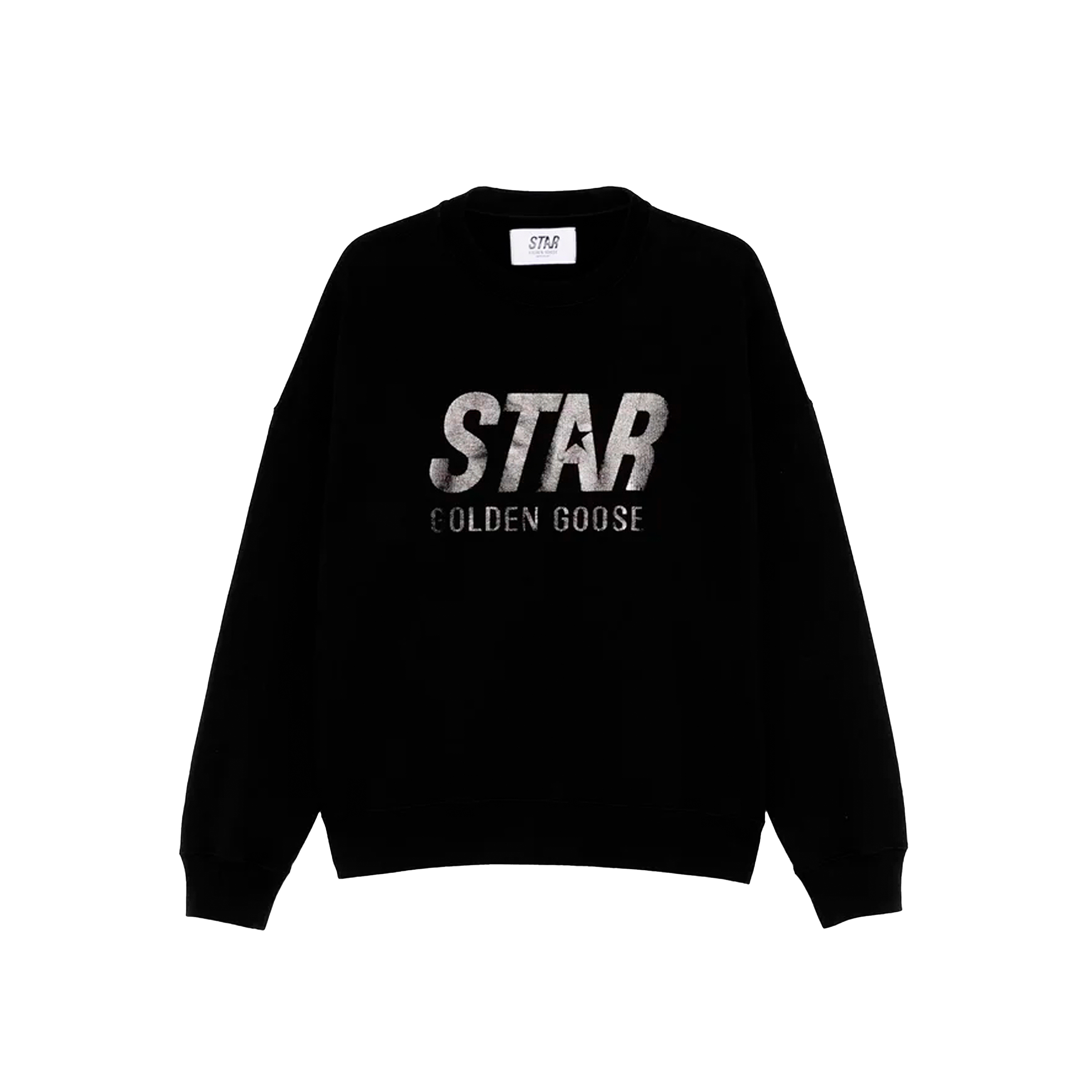 Buzo Negro Golden Goose Silver Star Logo