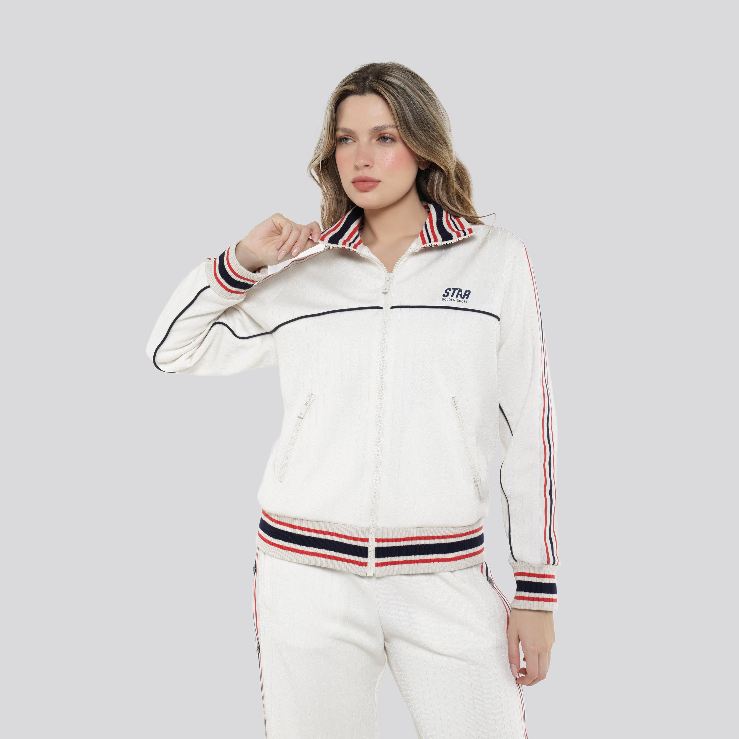 Chaqueta Blanca Golden Goose