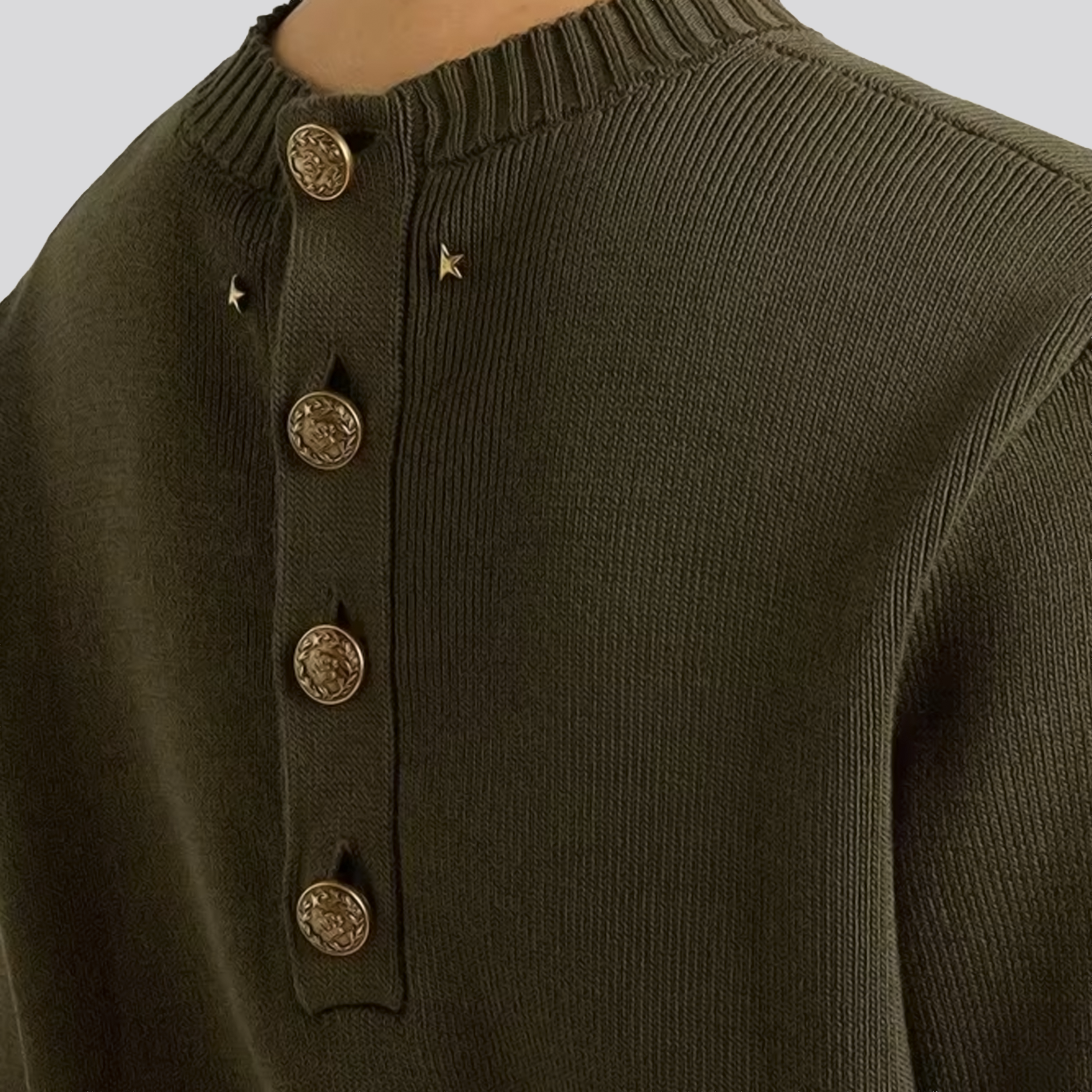 Blusa Verde Golden Goose Pocket