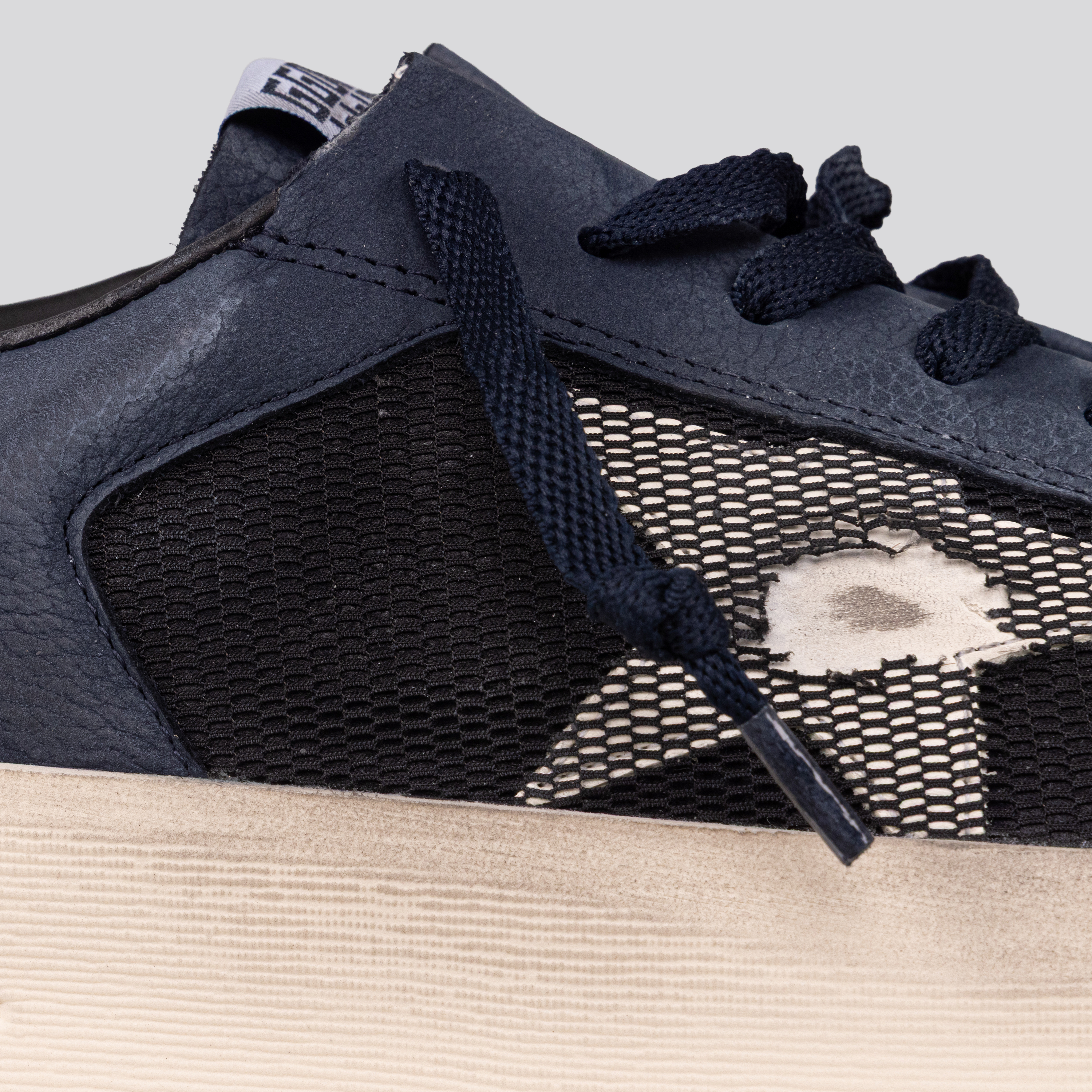 Sneakers Azules Golden Goose Stardan Suede Leather