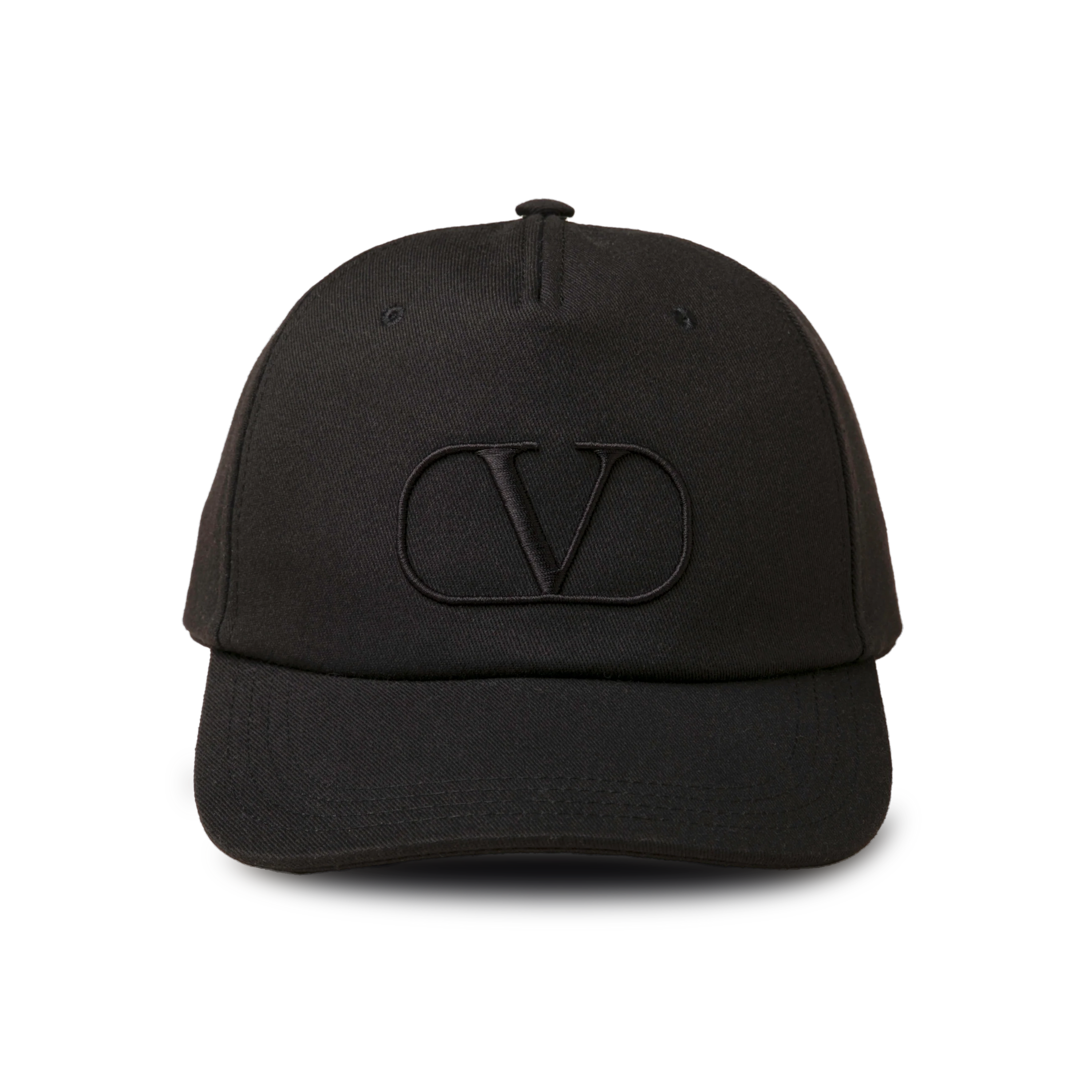 Gorra Negro Valentino Black Logo