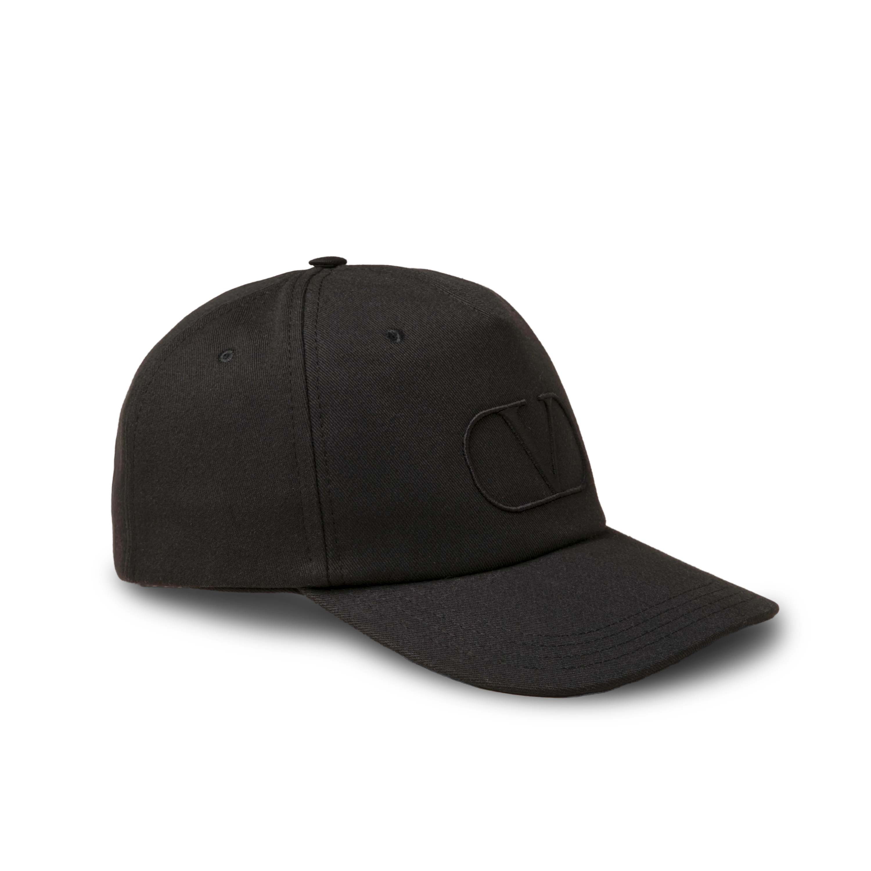 Gorra Negra Valentino Vlogo