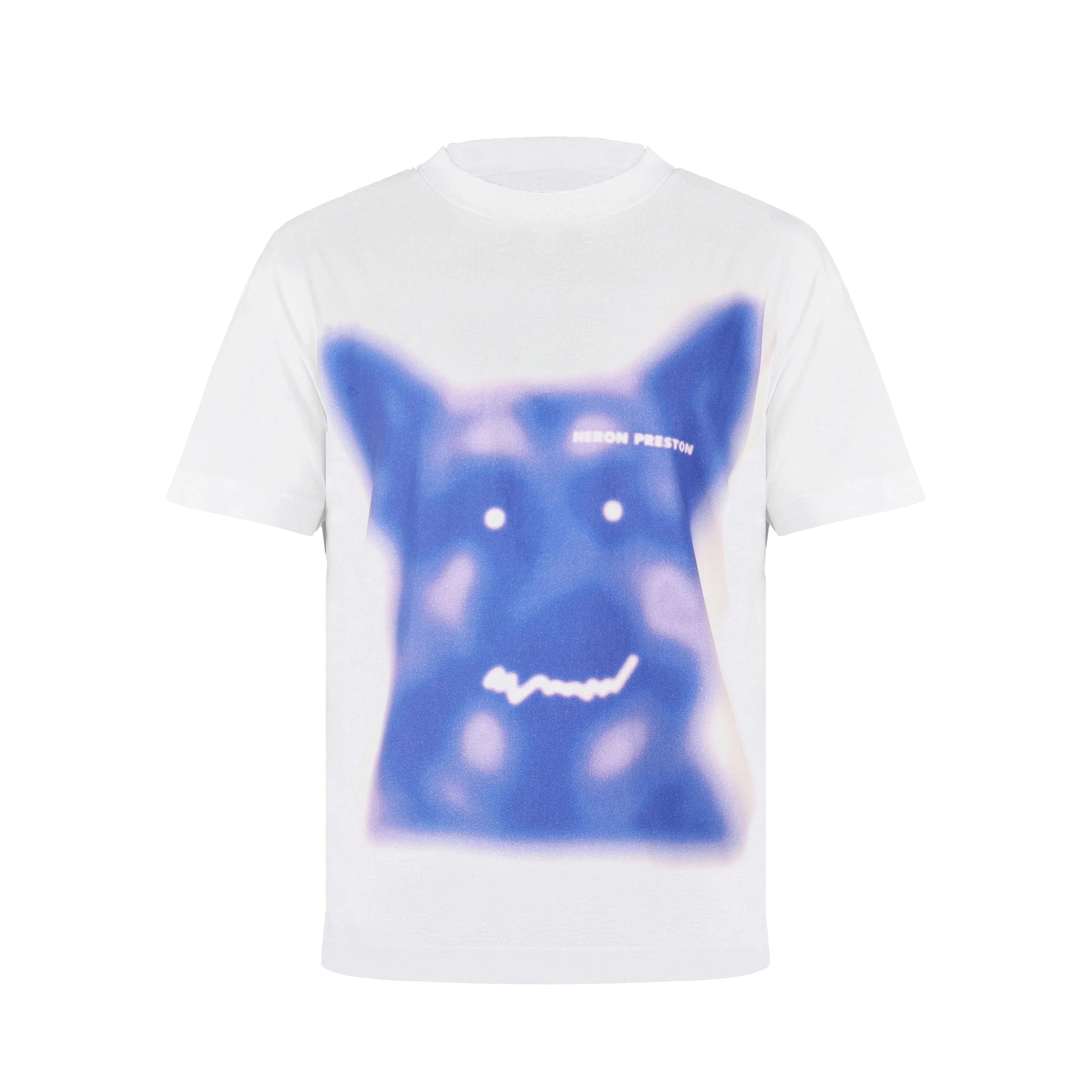 Camiseta Blanca Blue Heron Preston Beware Of Dog
