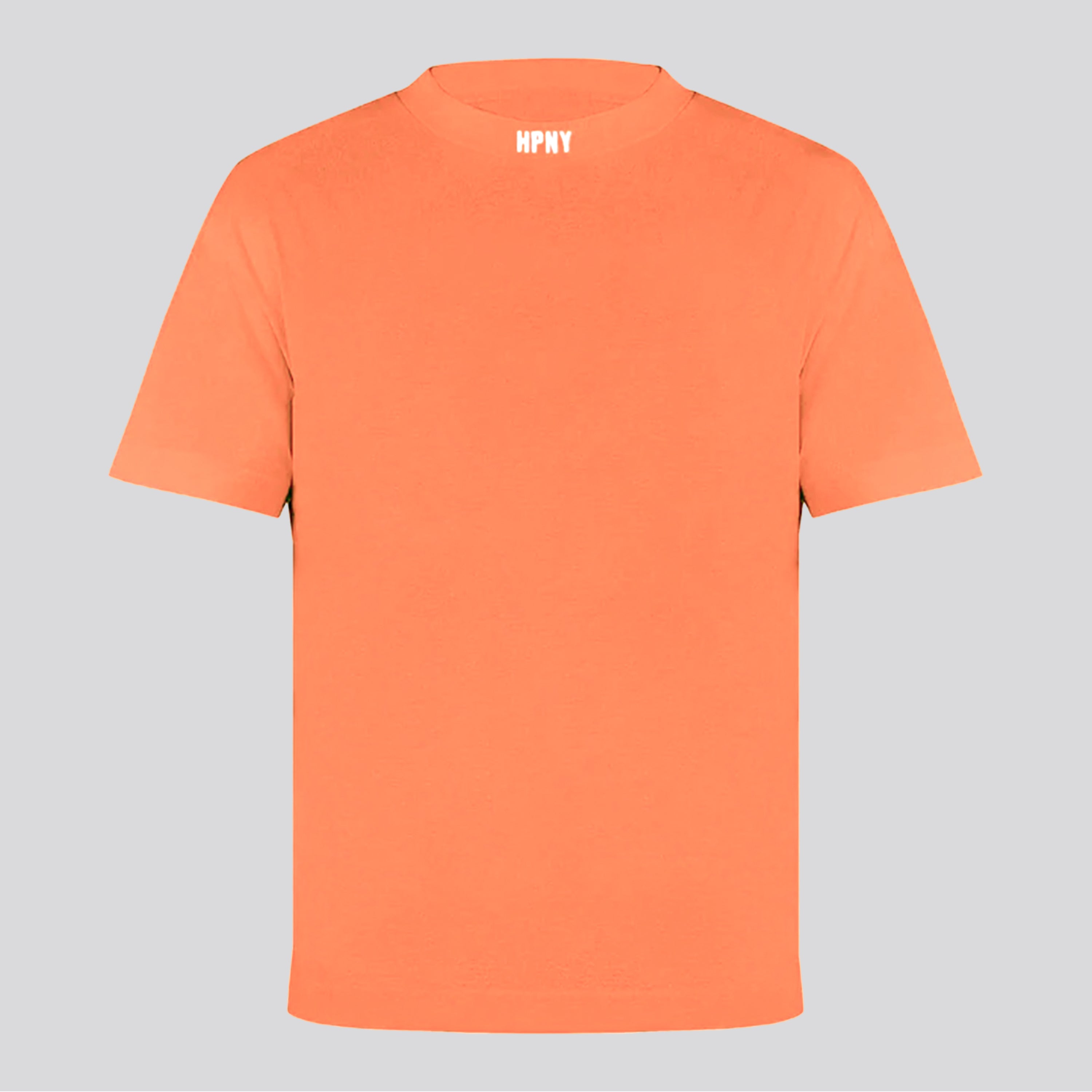 Camiseta Naranja Heron Preston HPNY Neck