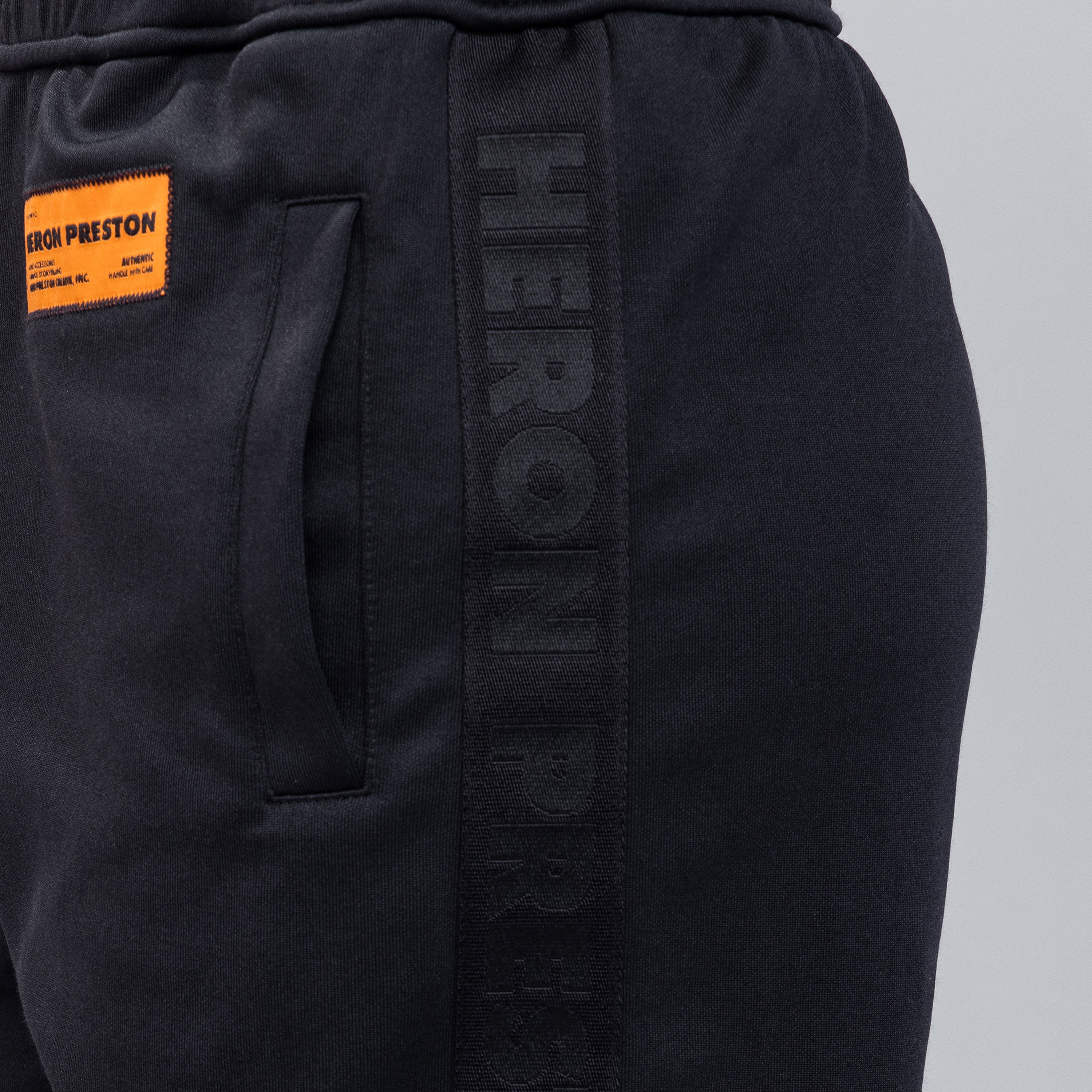 Sudadera Negra Heron Preston Logo Tag