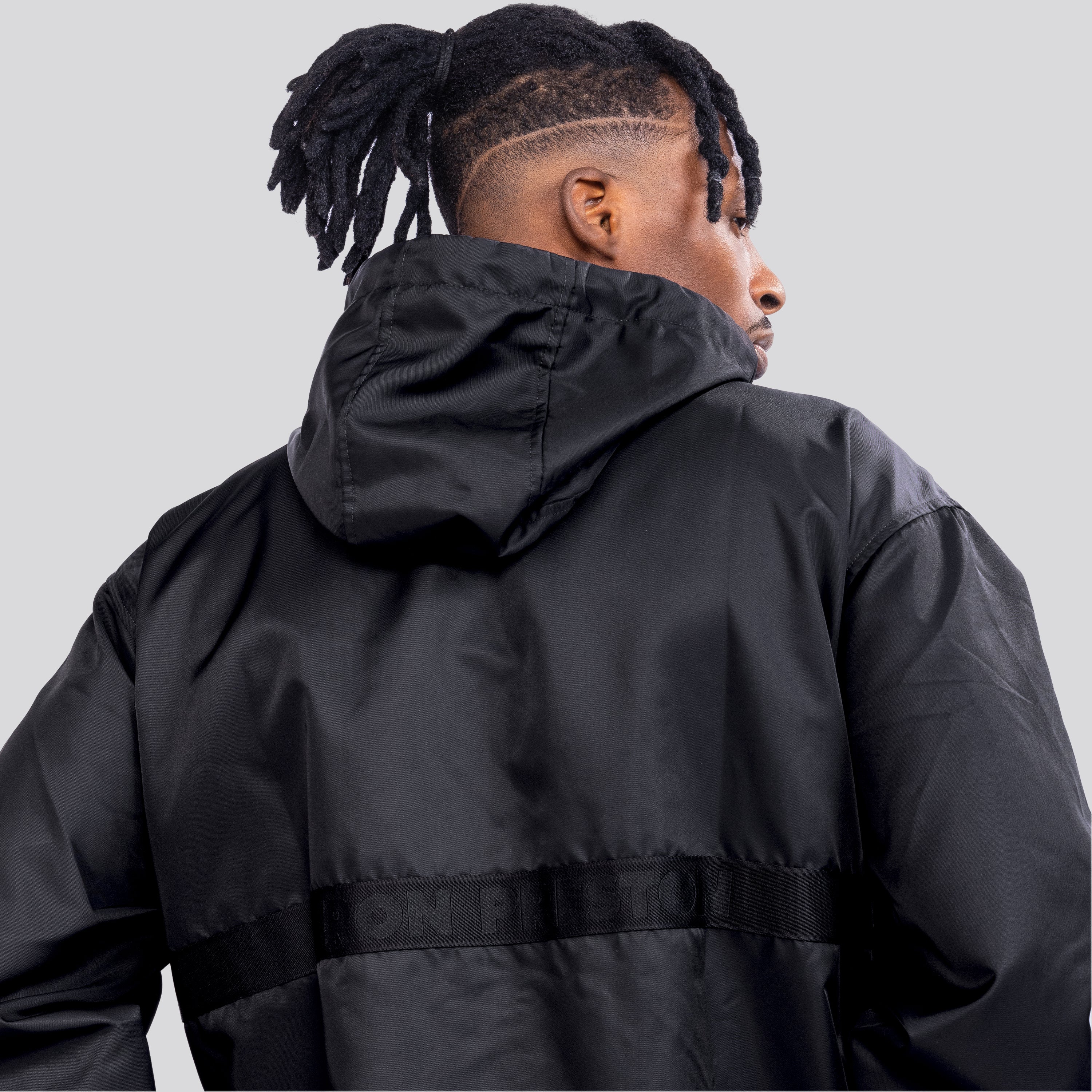 Chaqueta Negra Heron Preston Ex-Ray Hp Nylon
