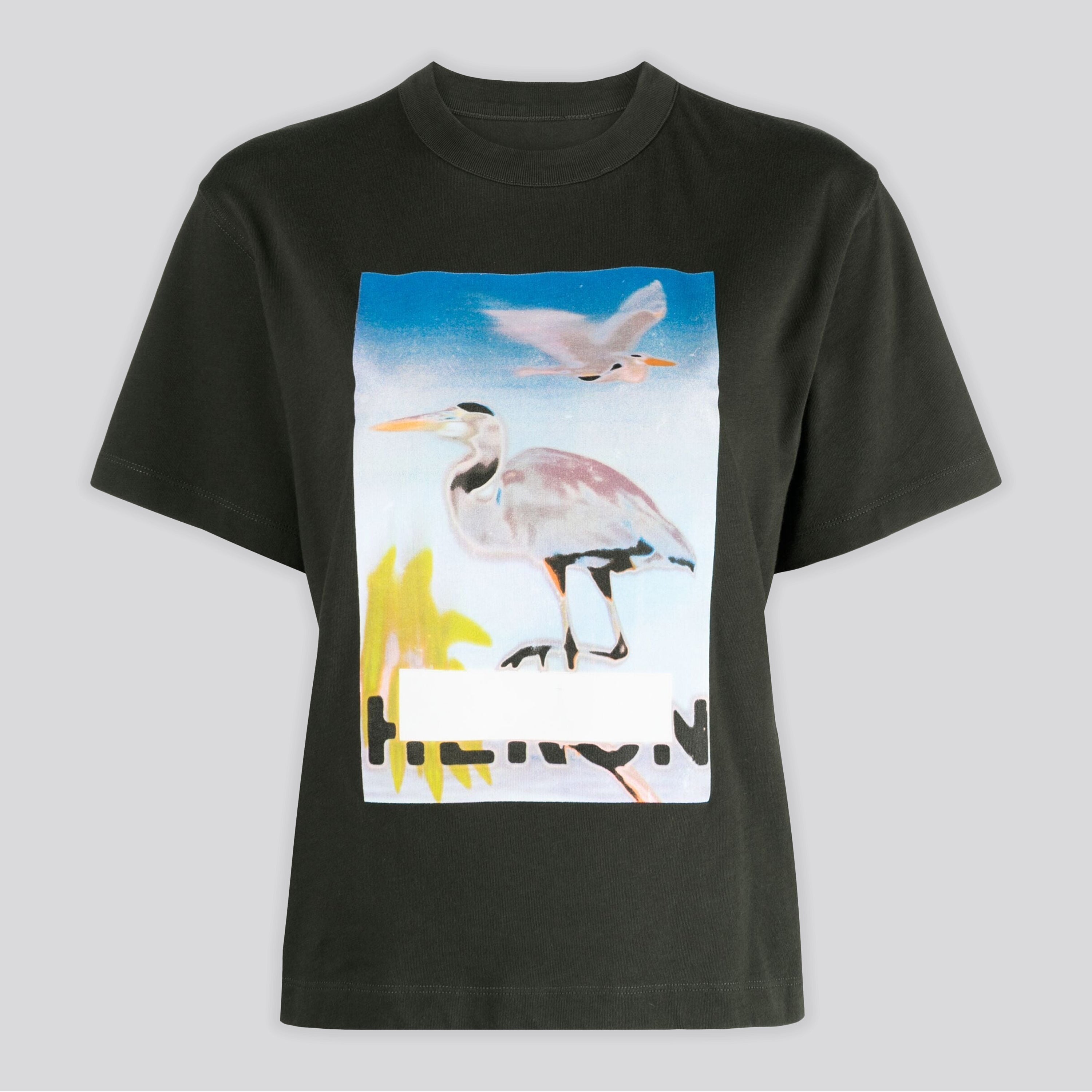 Camiseta Negra Heron Preston Censored W