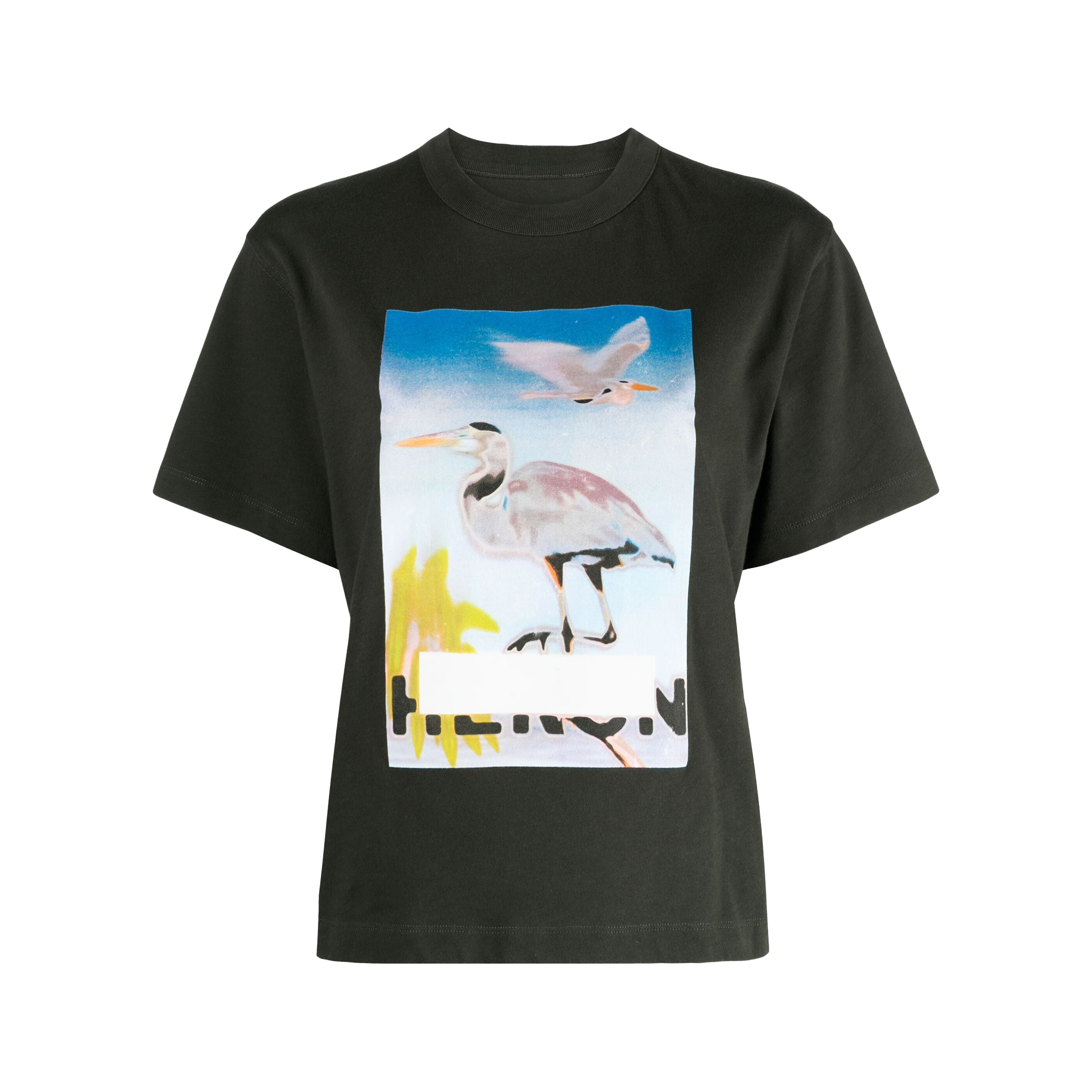 Camiseta Negra Heron Preston Censored W