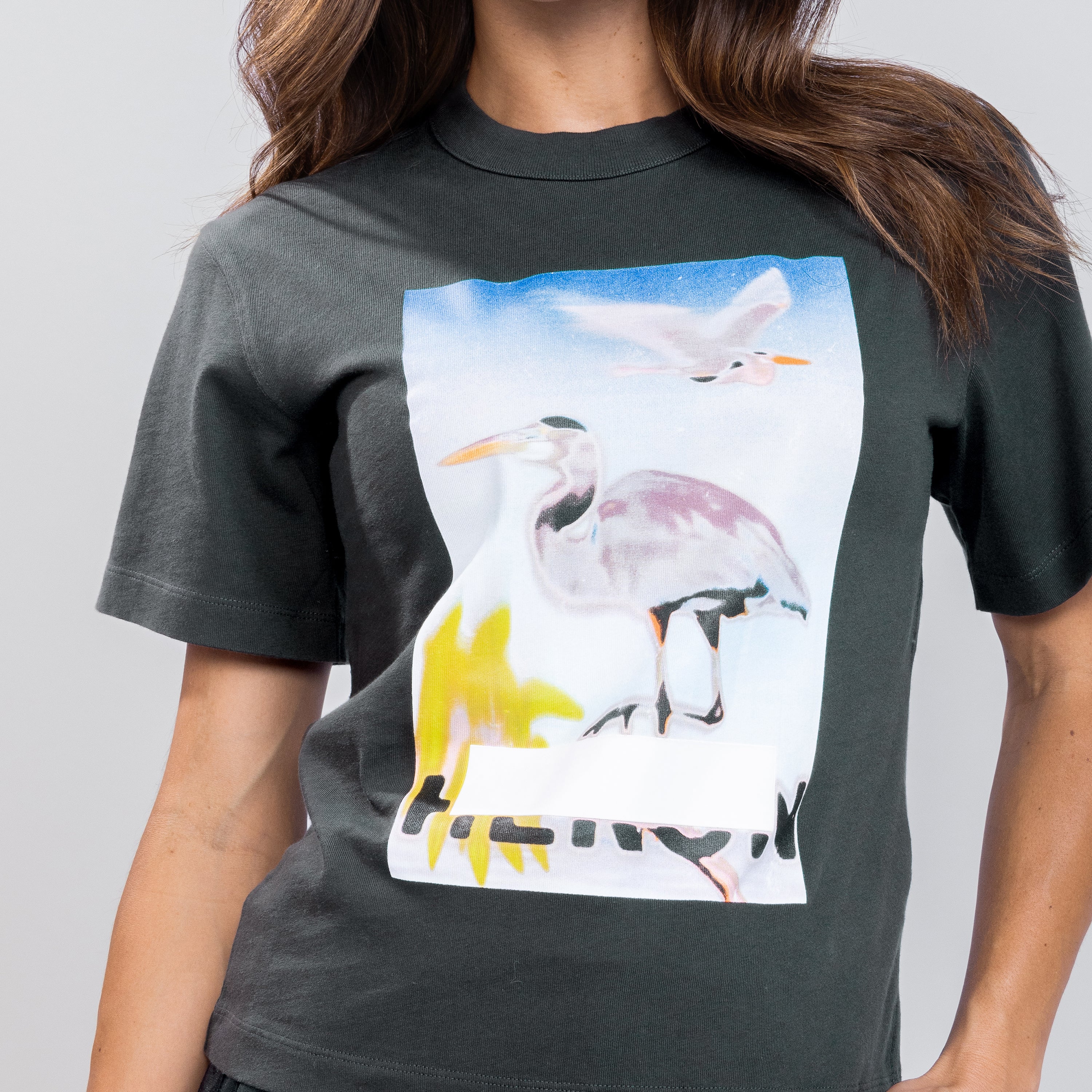 Camiseta Negra Heron Preston Censored W