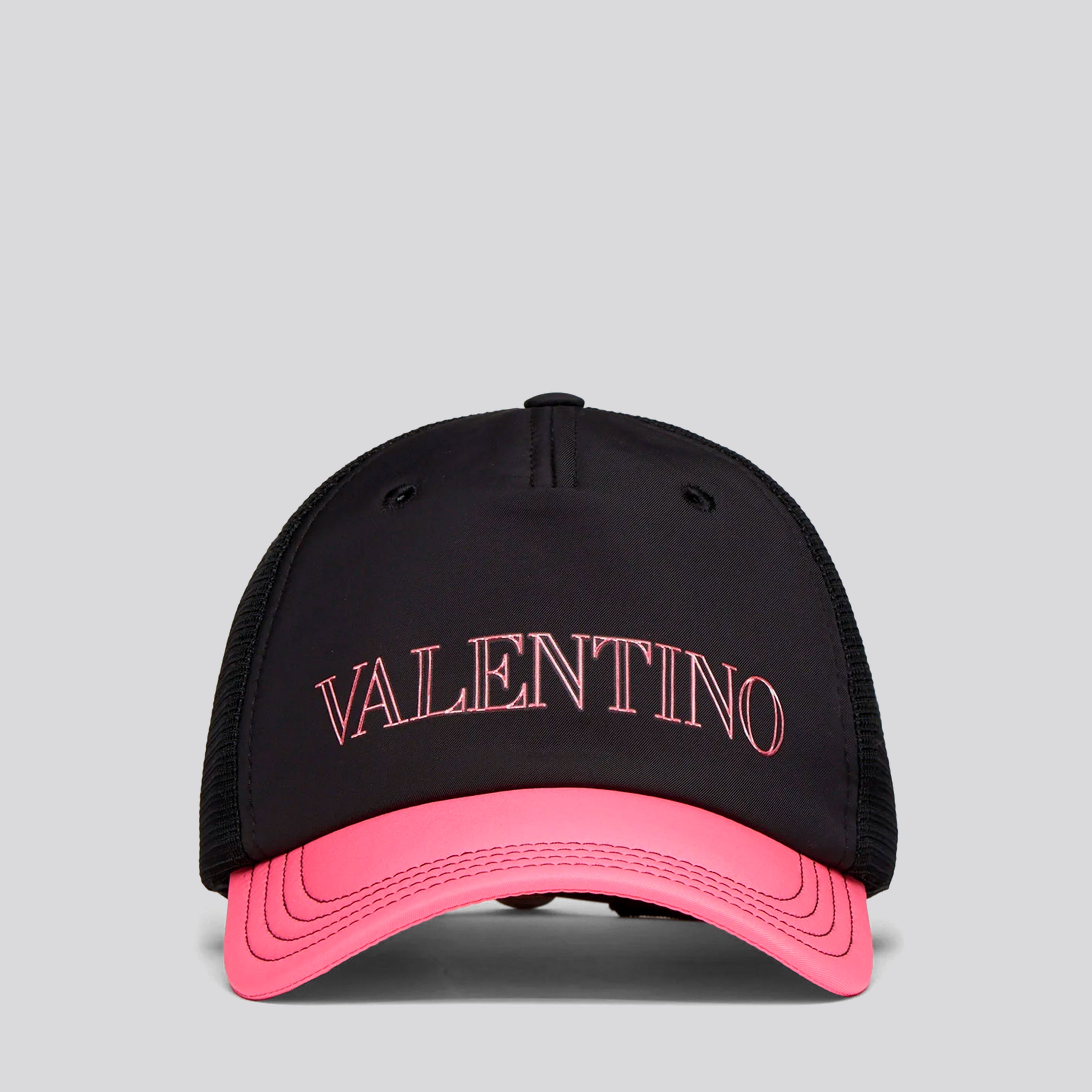 Gorra Negra Valentino Drop Crotch