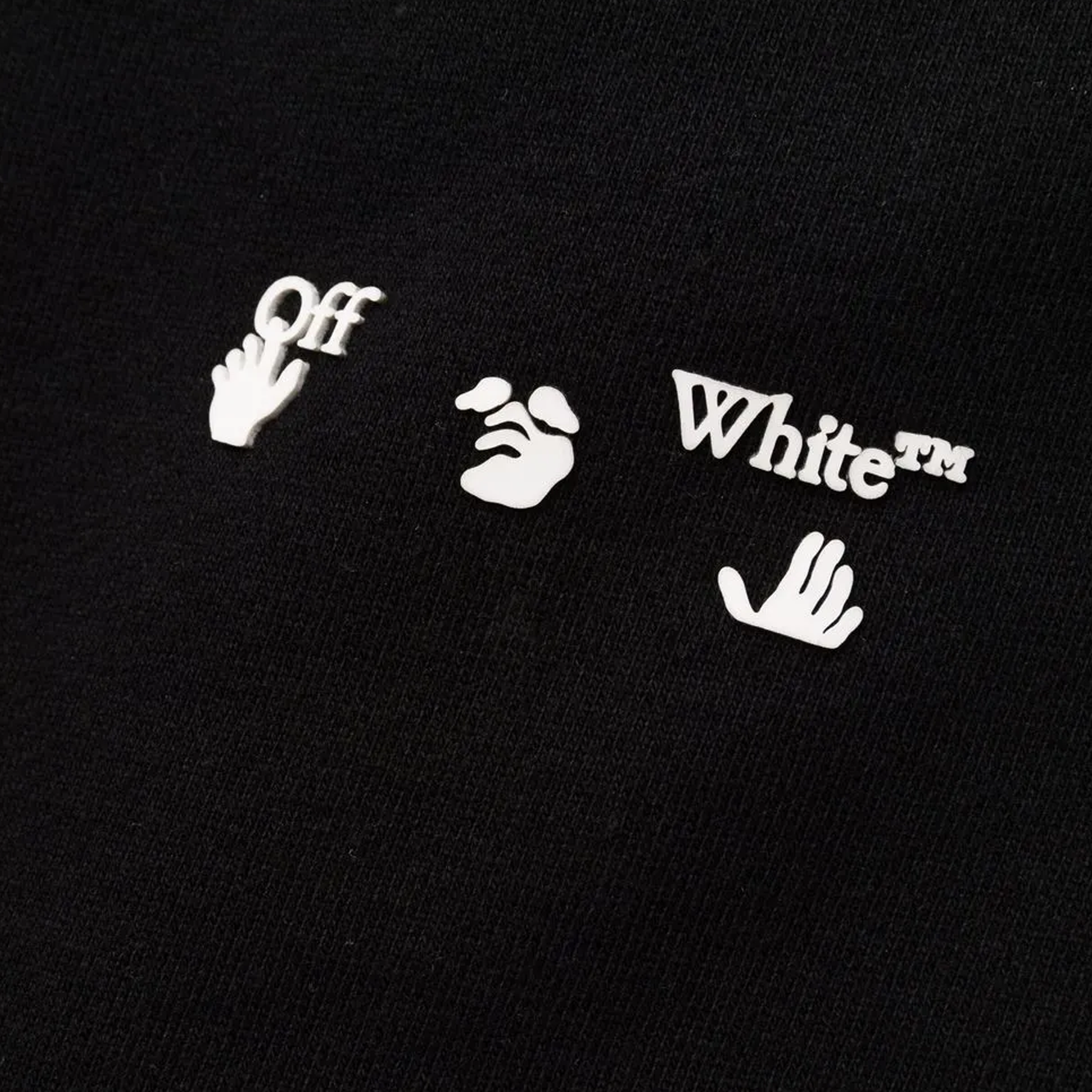 Sudadera Negra Off-White Bookish
