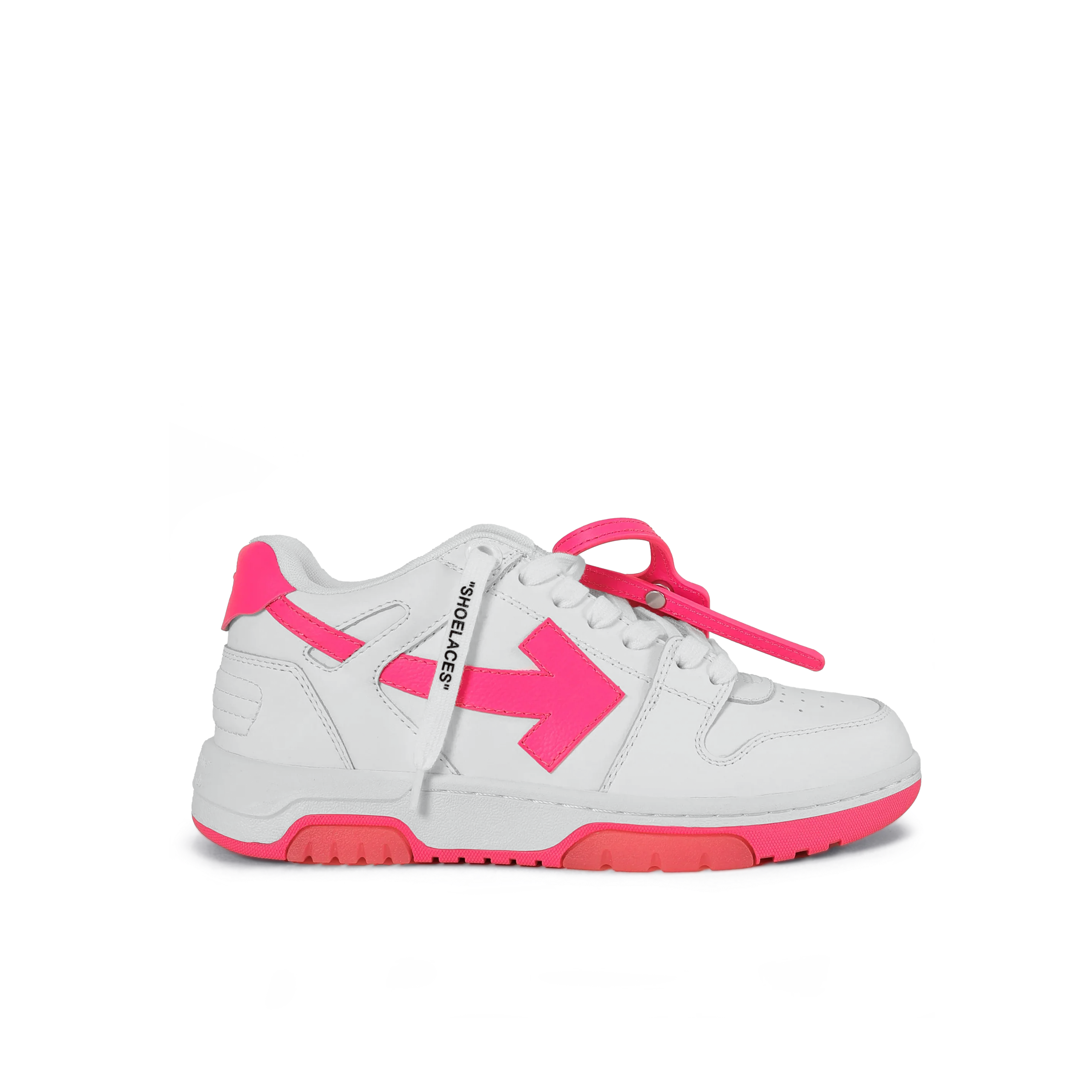 Sneakers Out Of Office Calf Leather Blanco Fucsia