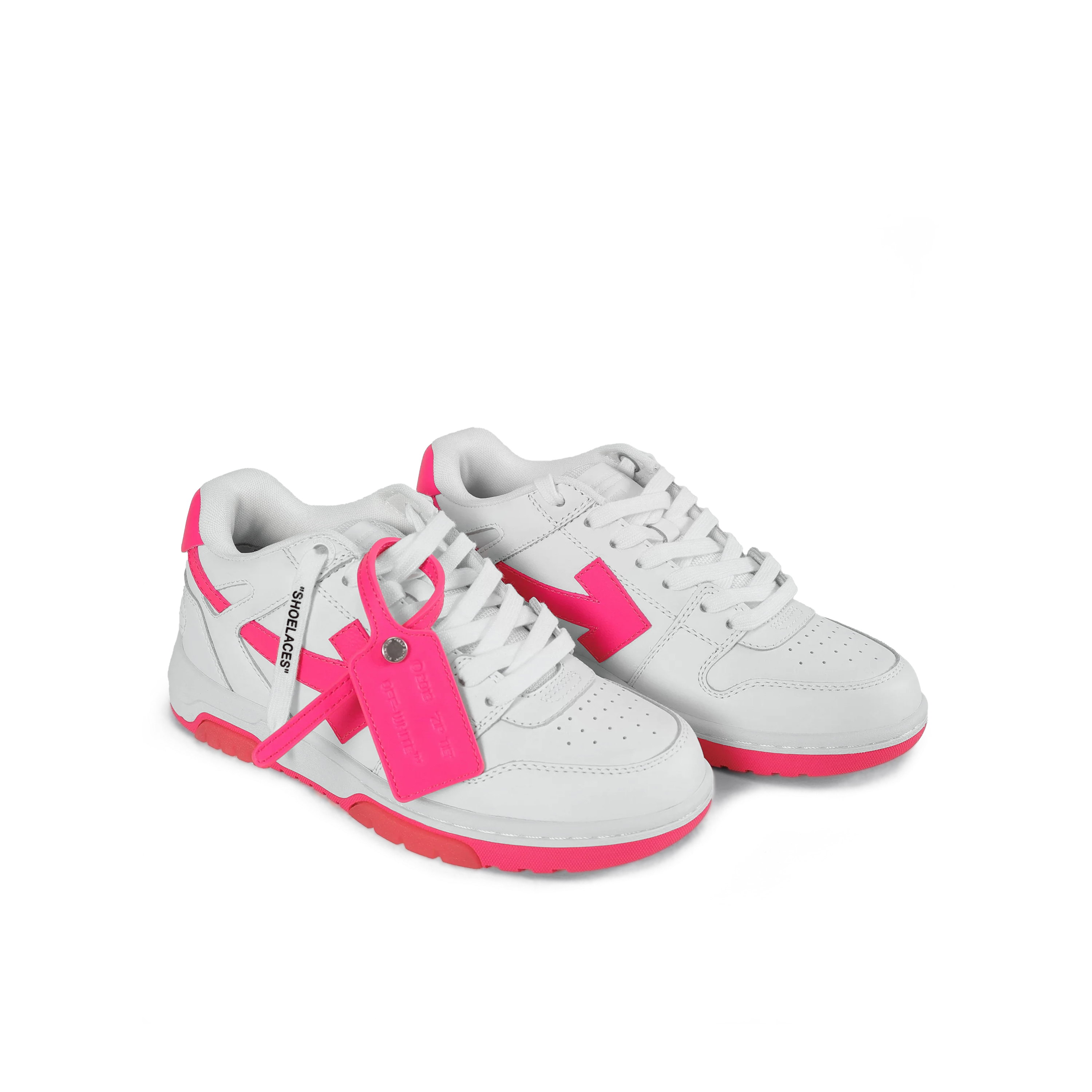 Sneakers Out Of Office Calf Leather Blanco Fucsia