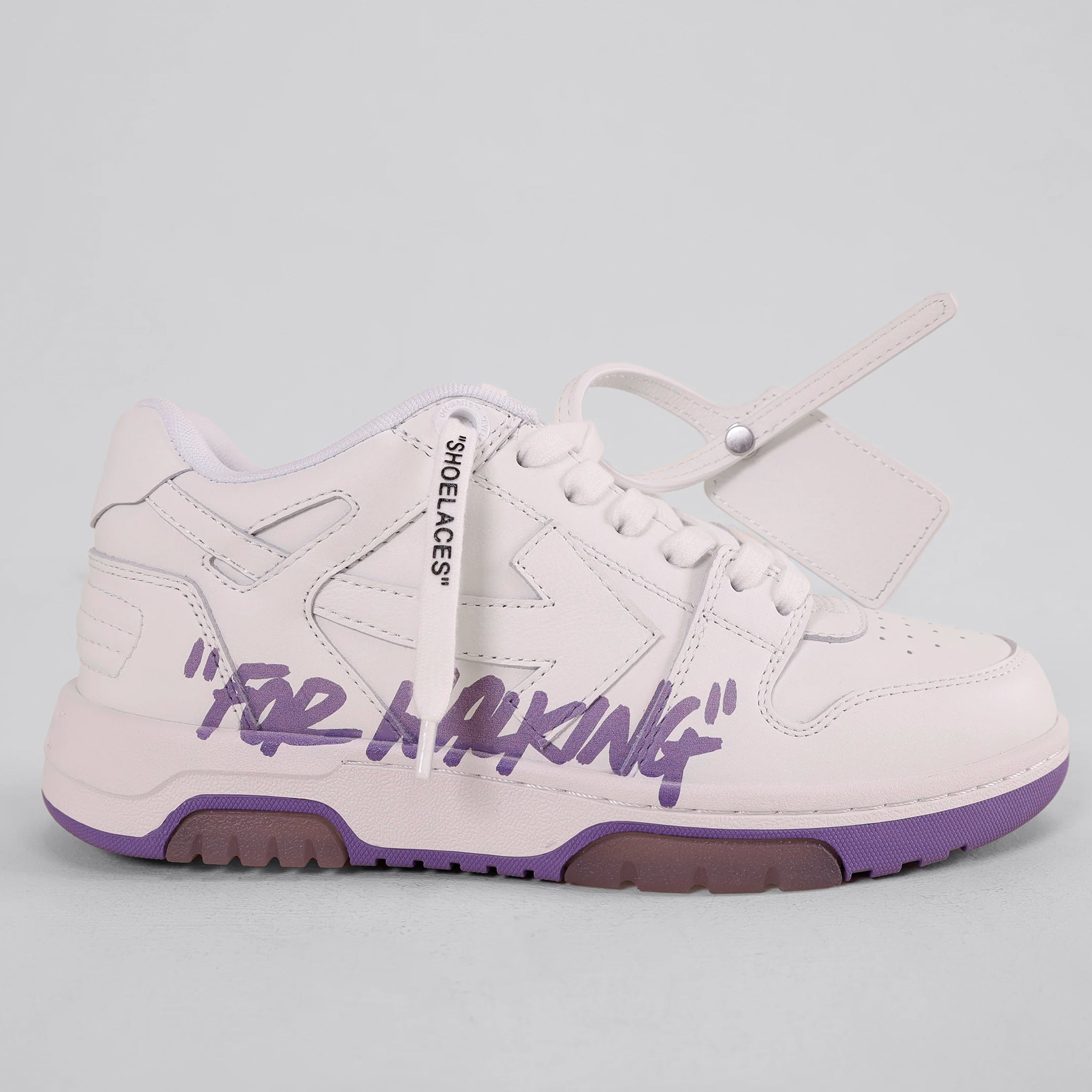 Sneakers White Lila Off-White "OOO" For Walking