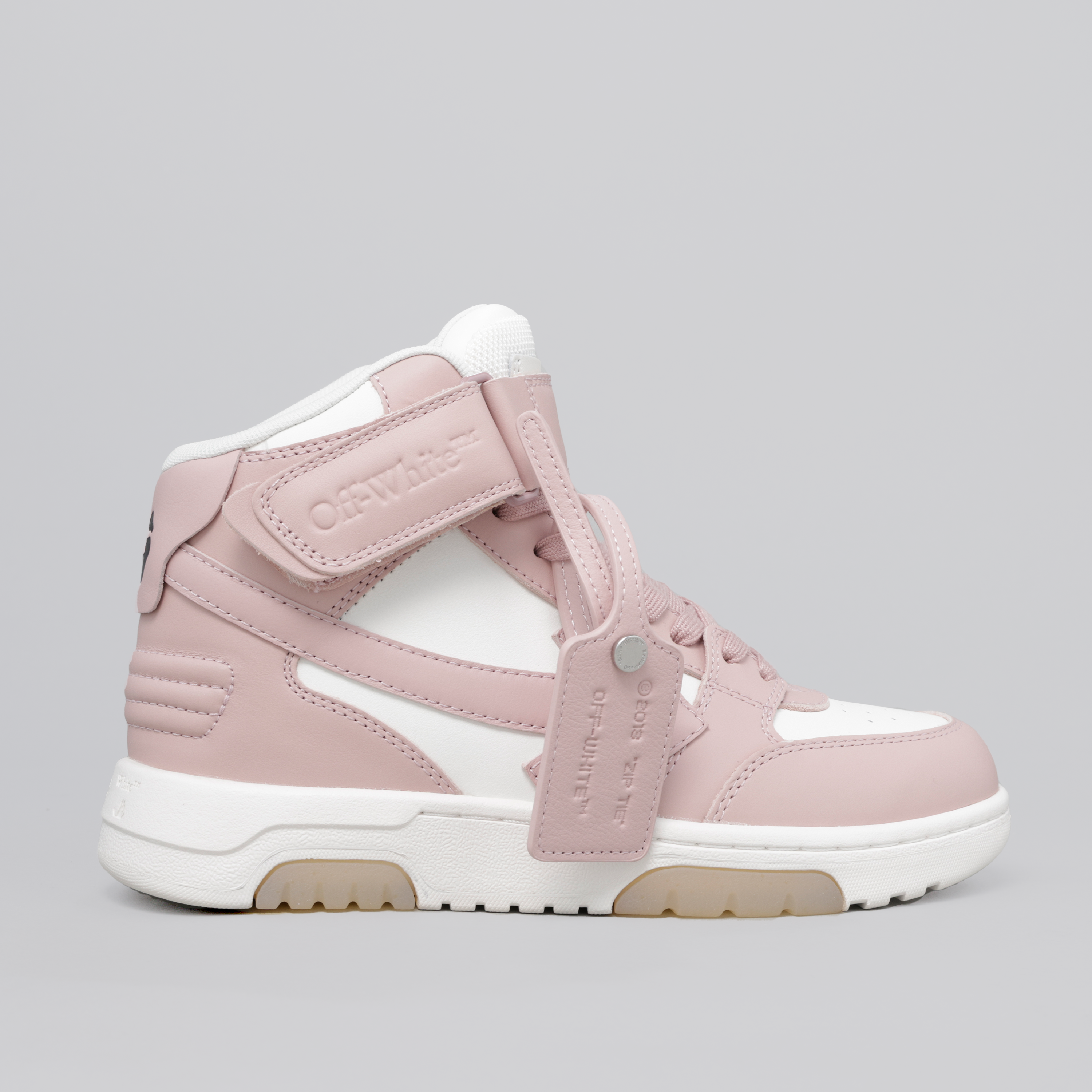 Sneakers Rosado Off-White OOO Mid Top