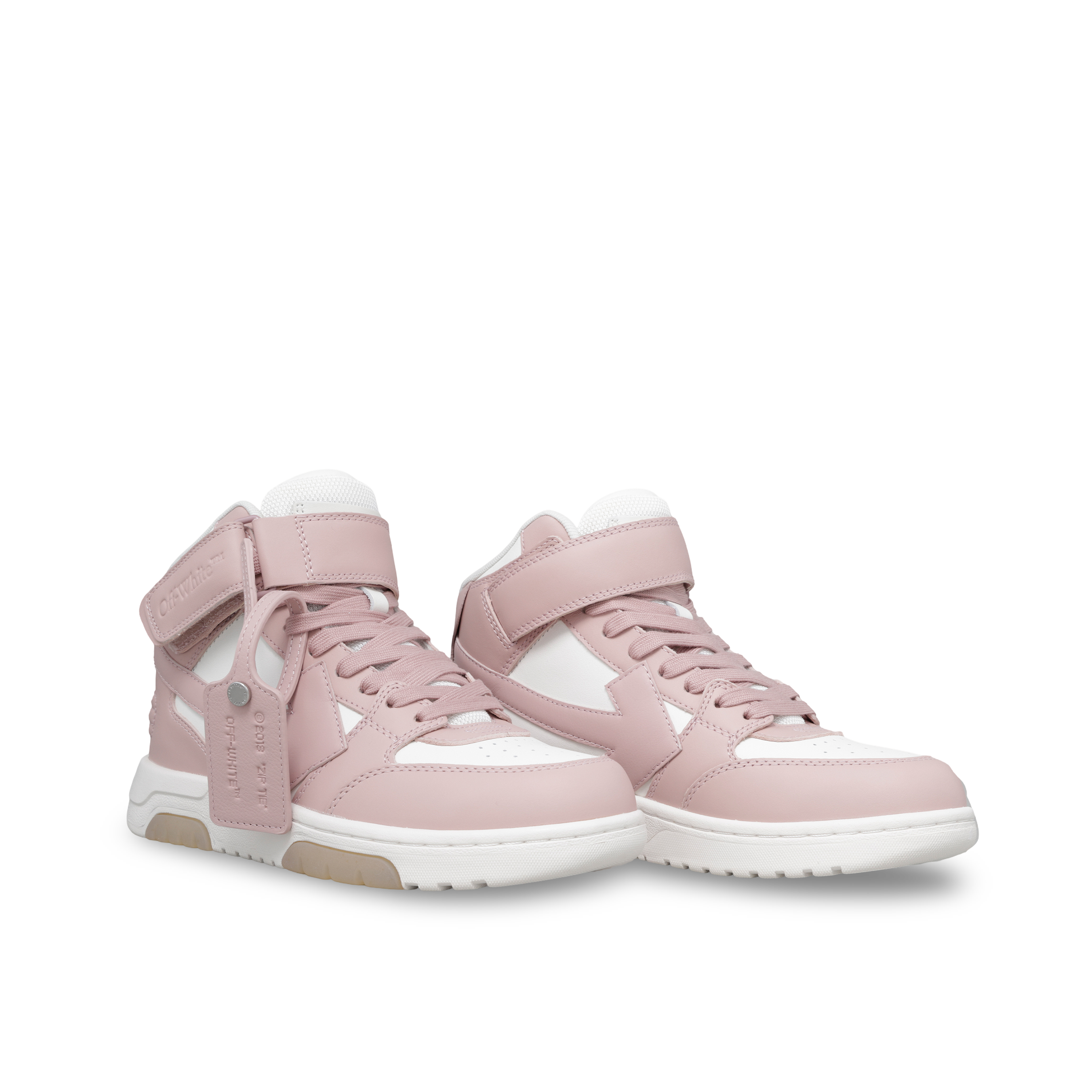 Sneakers Rosado Off-White OOO Mid Top