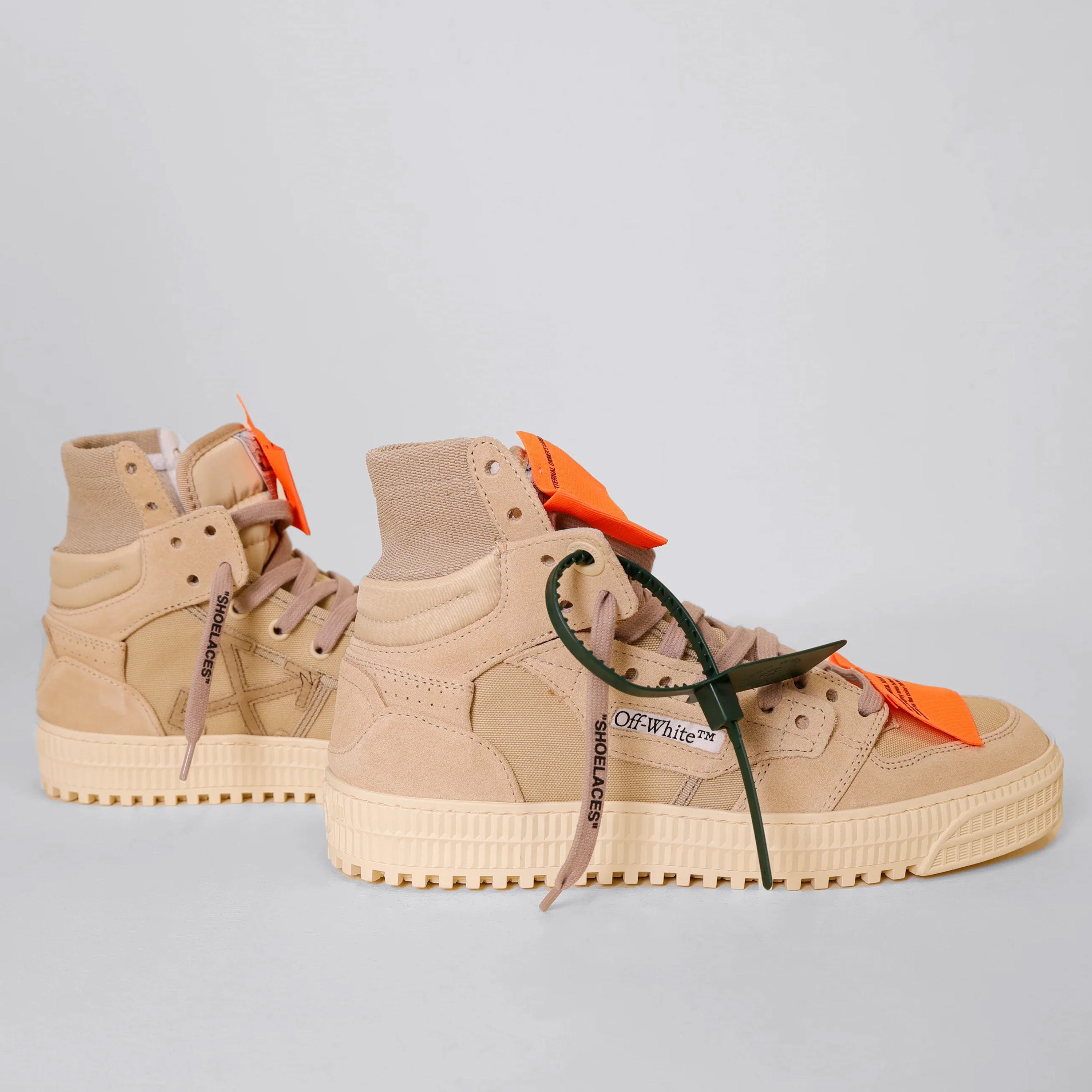 Sneakers High Top Beige Off-White 3.0 Off Court
