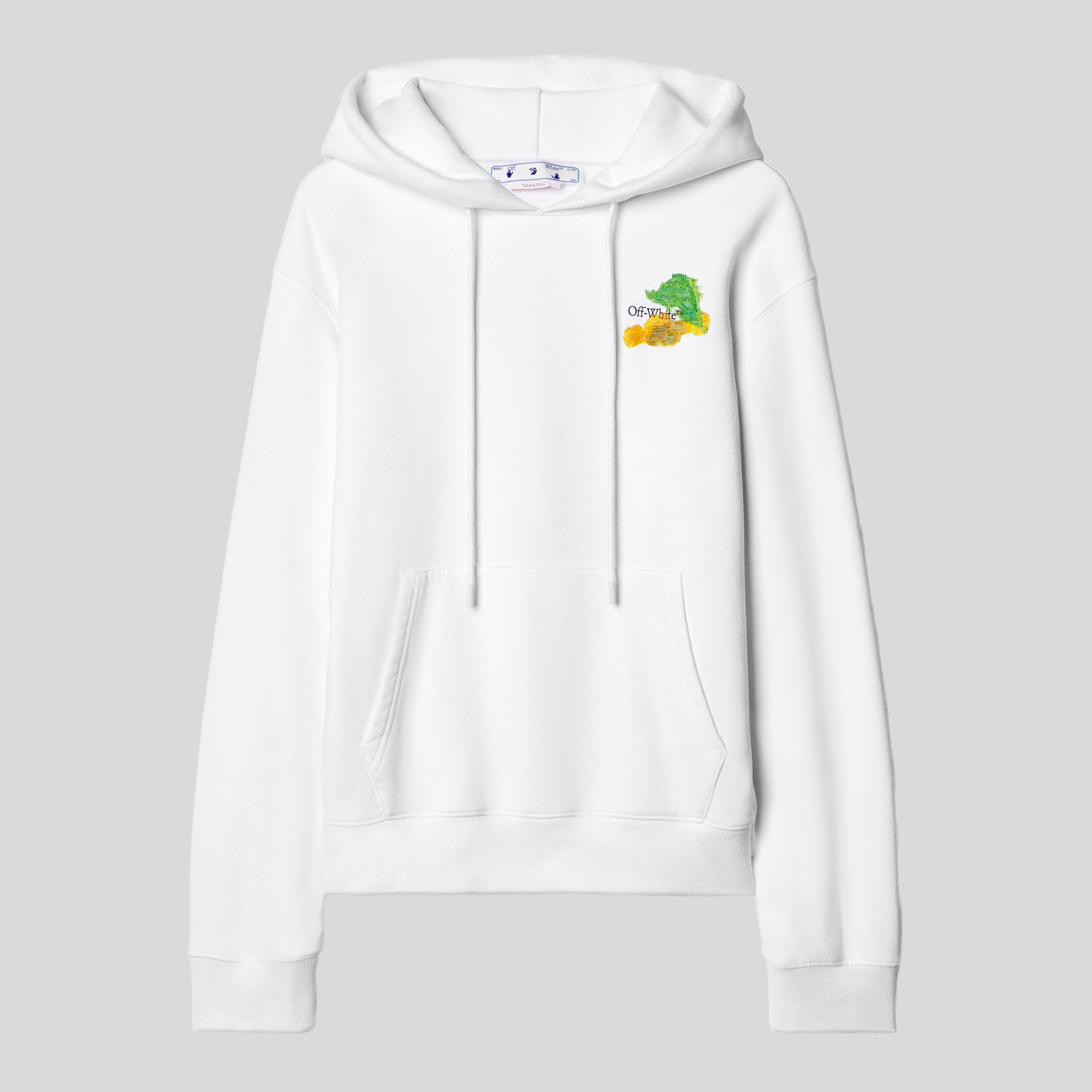 Hoodie Blanco Off White Brush Arrow