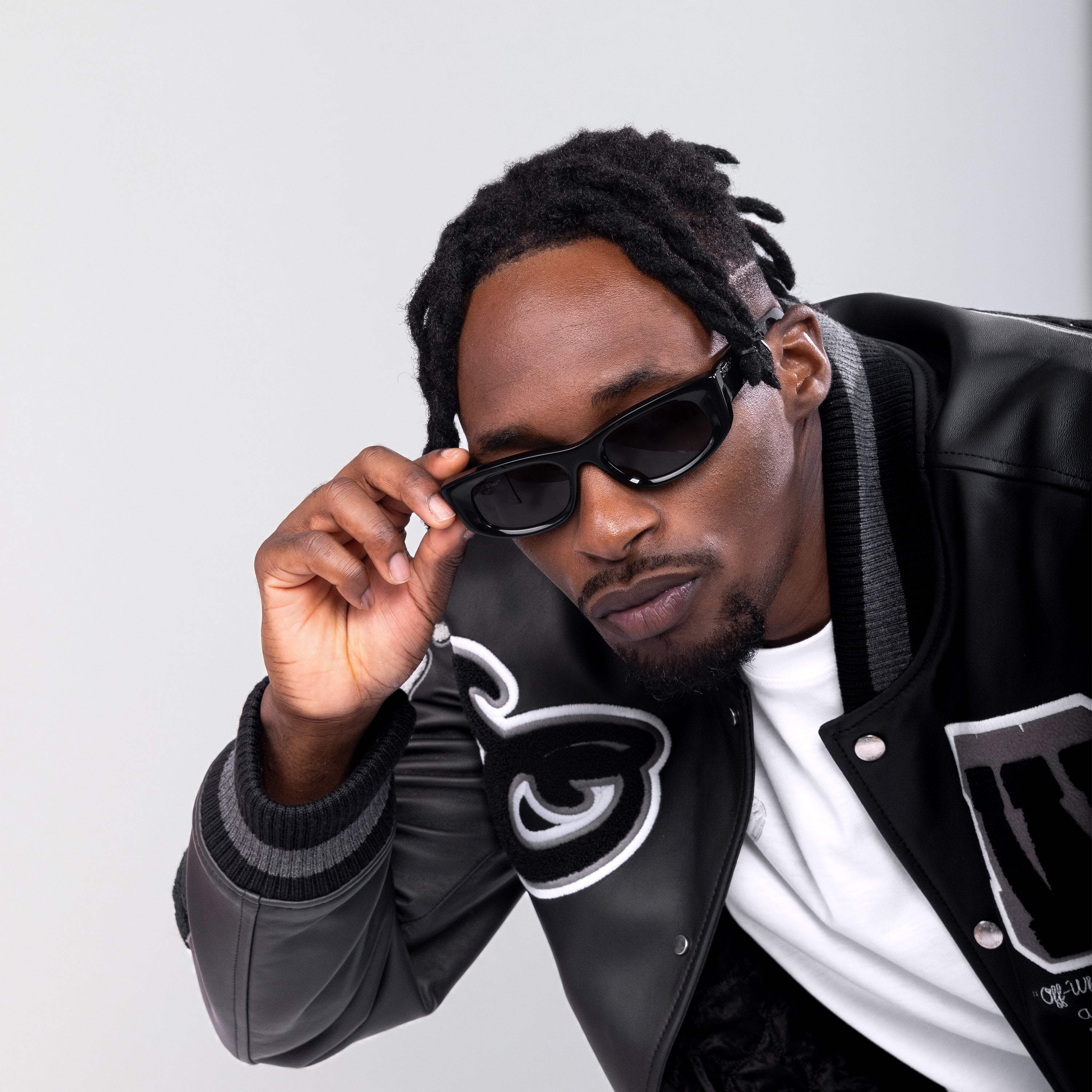Gafas Negras Off-White Matera Gris Oscuro