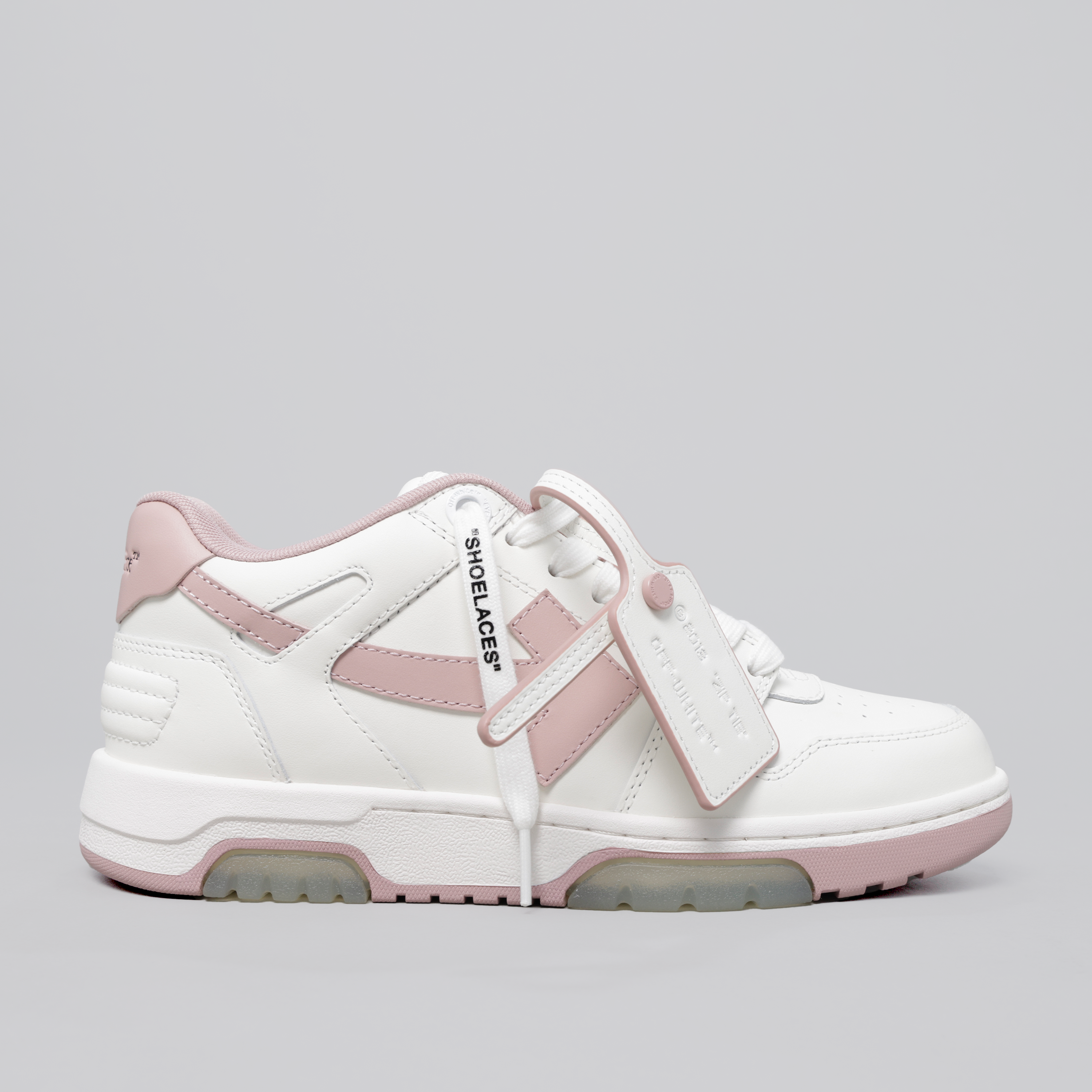 Sneakers Blanco Off-White Rosa "OOO"