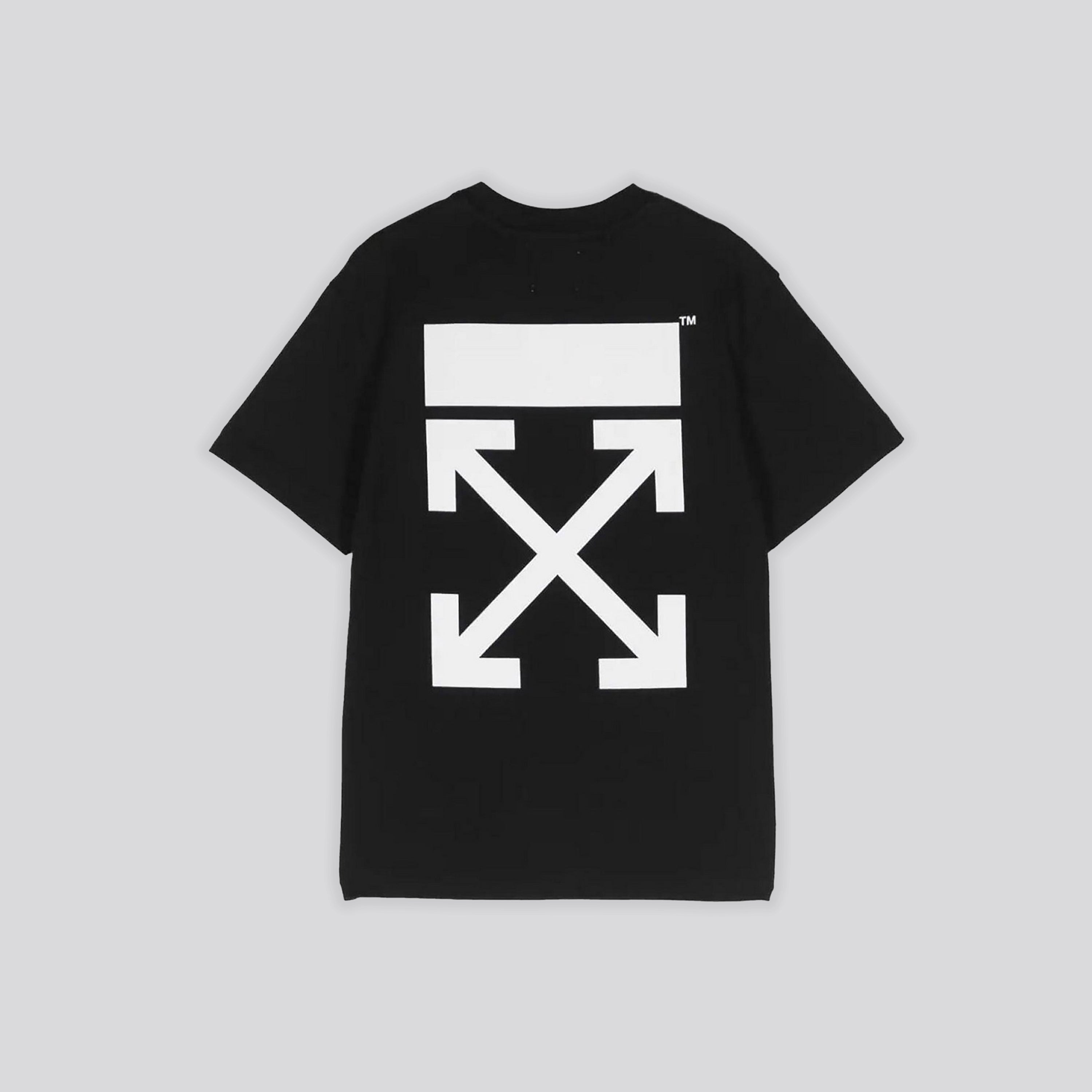 Camiseta Negra Off-White Kids Classic Arrow