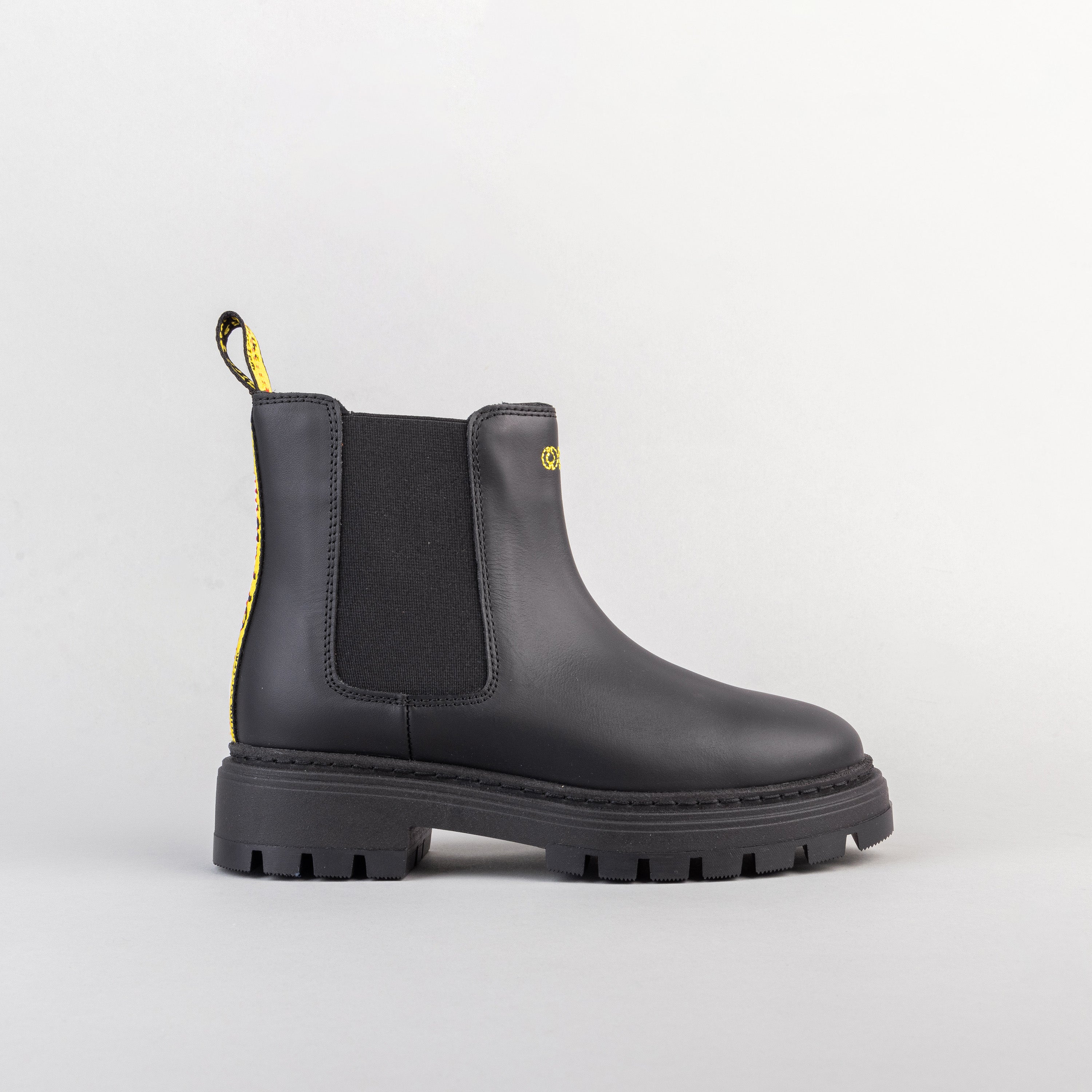 Botas Negras Off-White Kids Chelsea