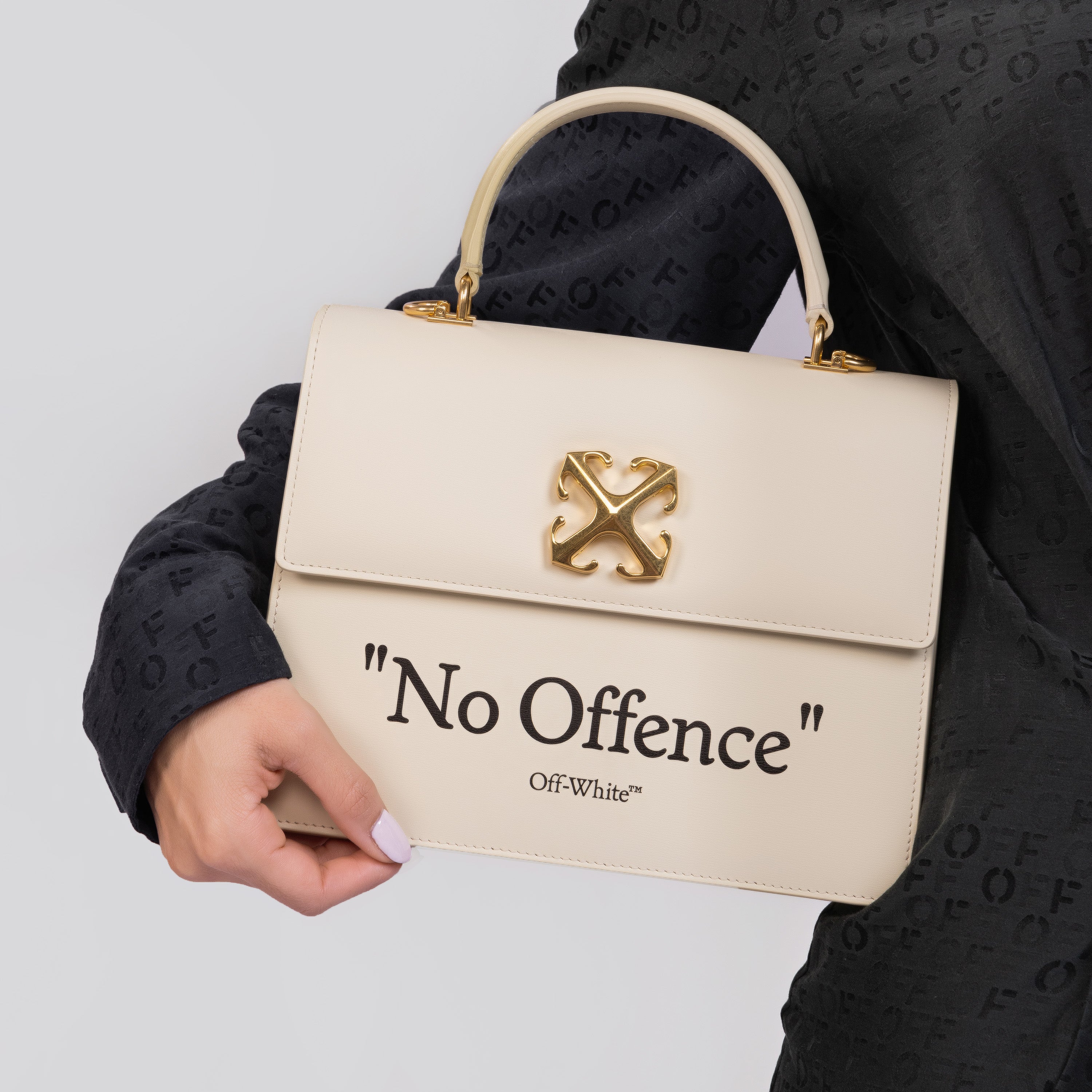 Cartera Beige Off-White Jitney 2.8 "No Offence"