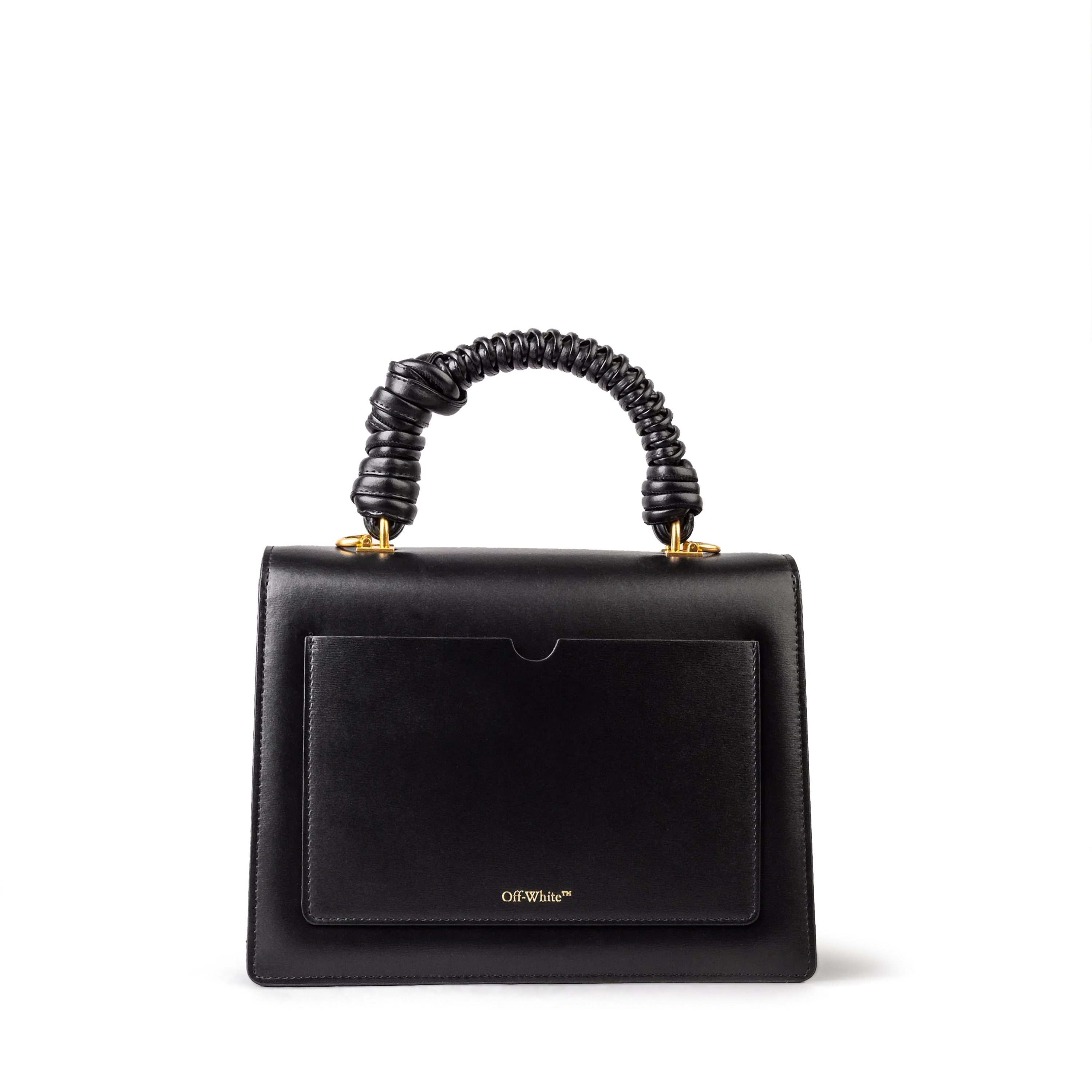 Cartera Negra Off-White Jitney 2.8 Top Handle WOven