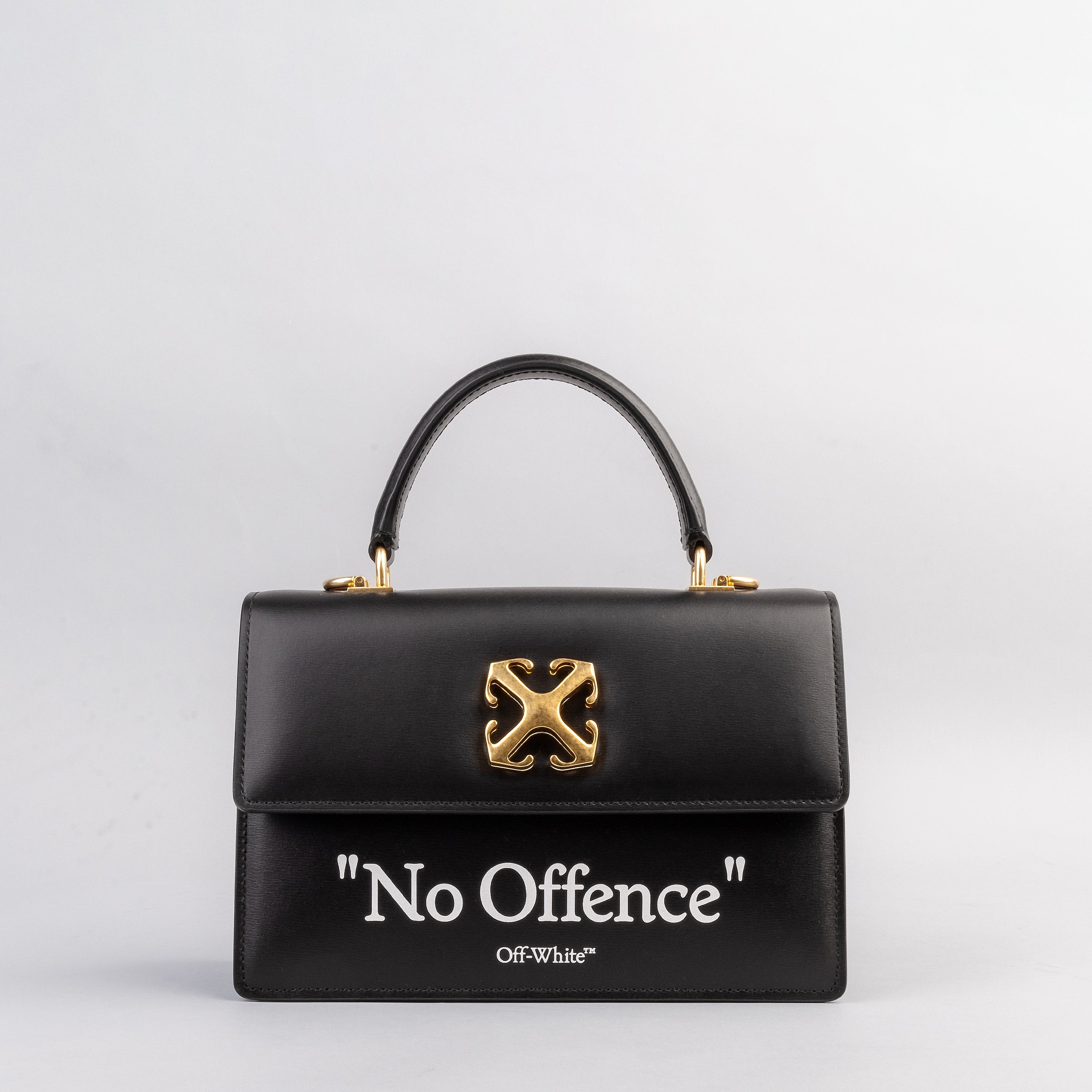 Cartera Negra Off-White Jitney 1.4 "No Offence"