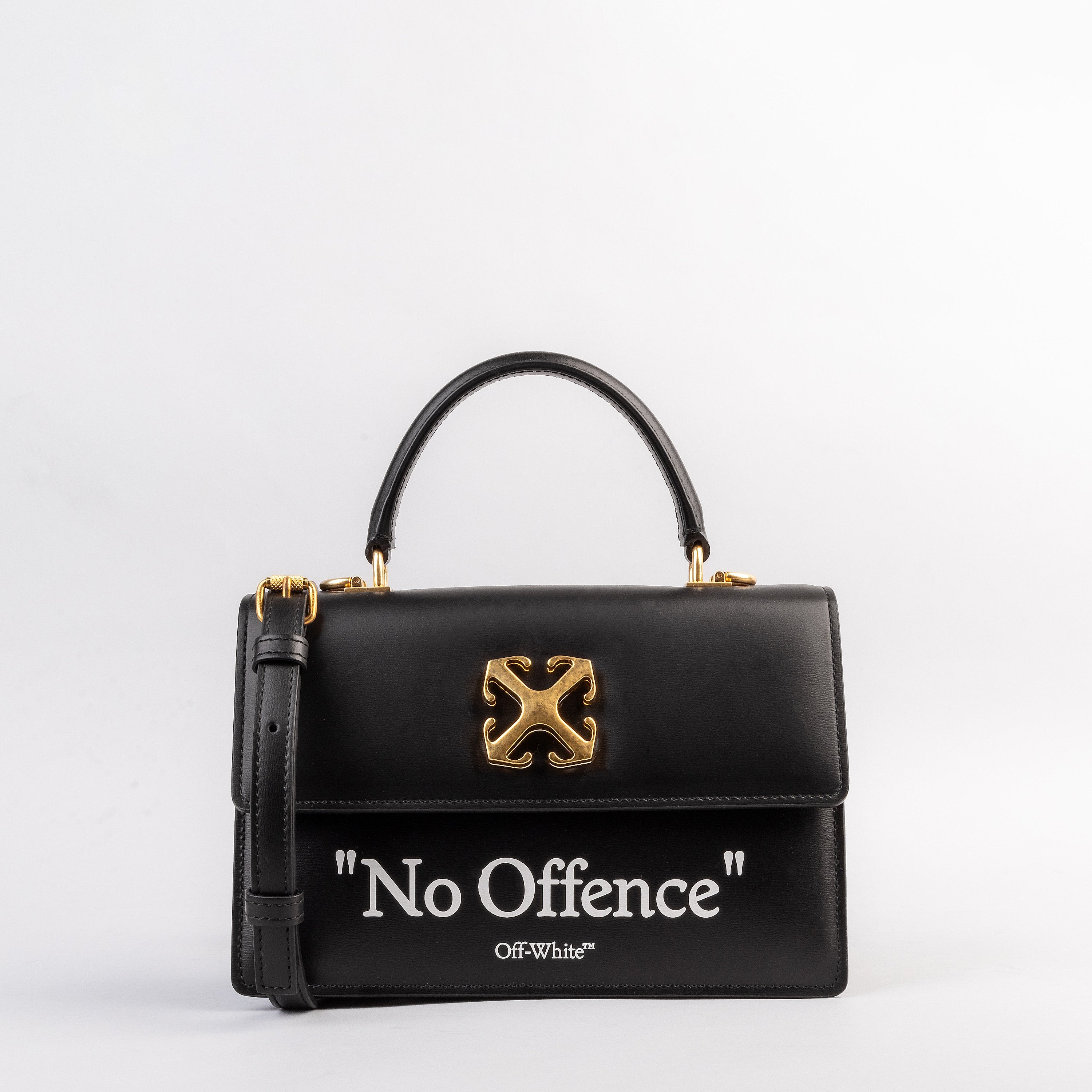 Cartera Negra Off-White Jitney 1.4 "No Offence"
