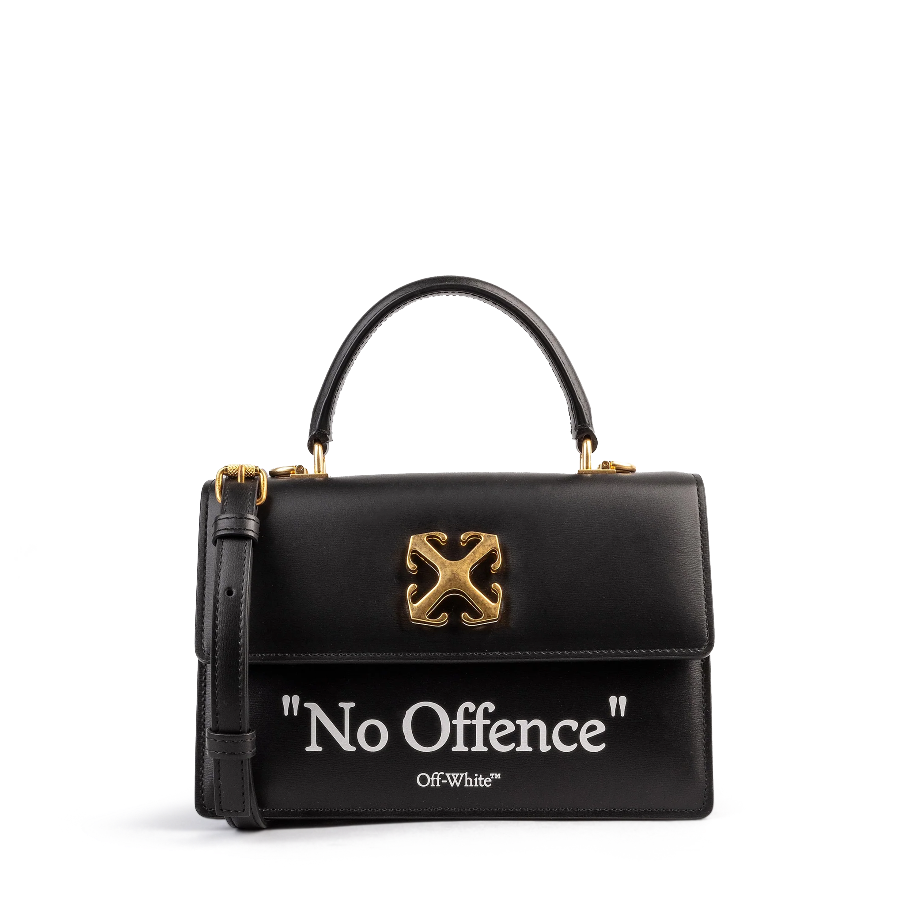 Cartera Negra Off-White Jitney 1.4 "No Offence"